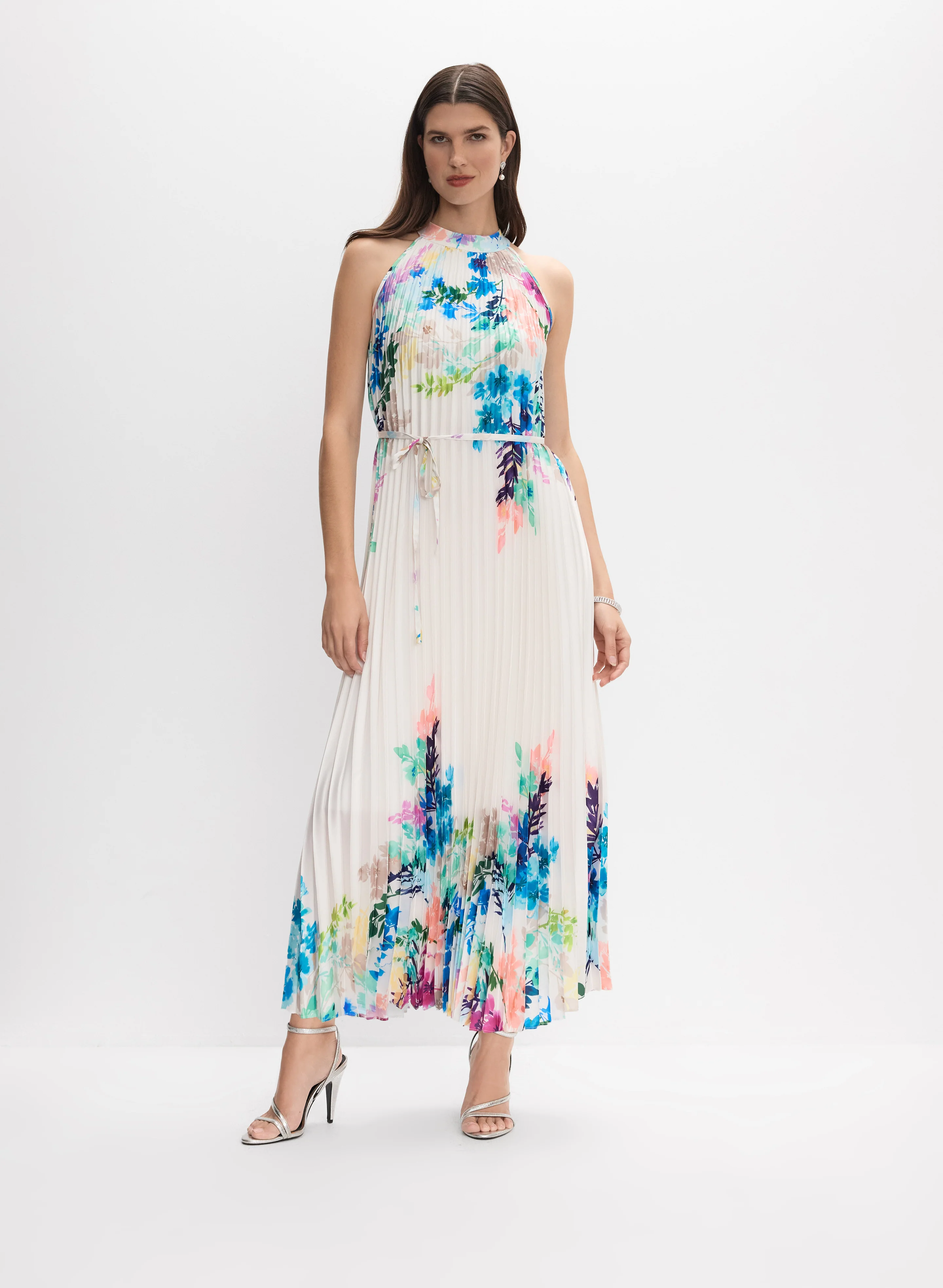 Joseph Ribkoff - Floral Pleated Dress