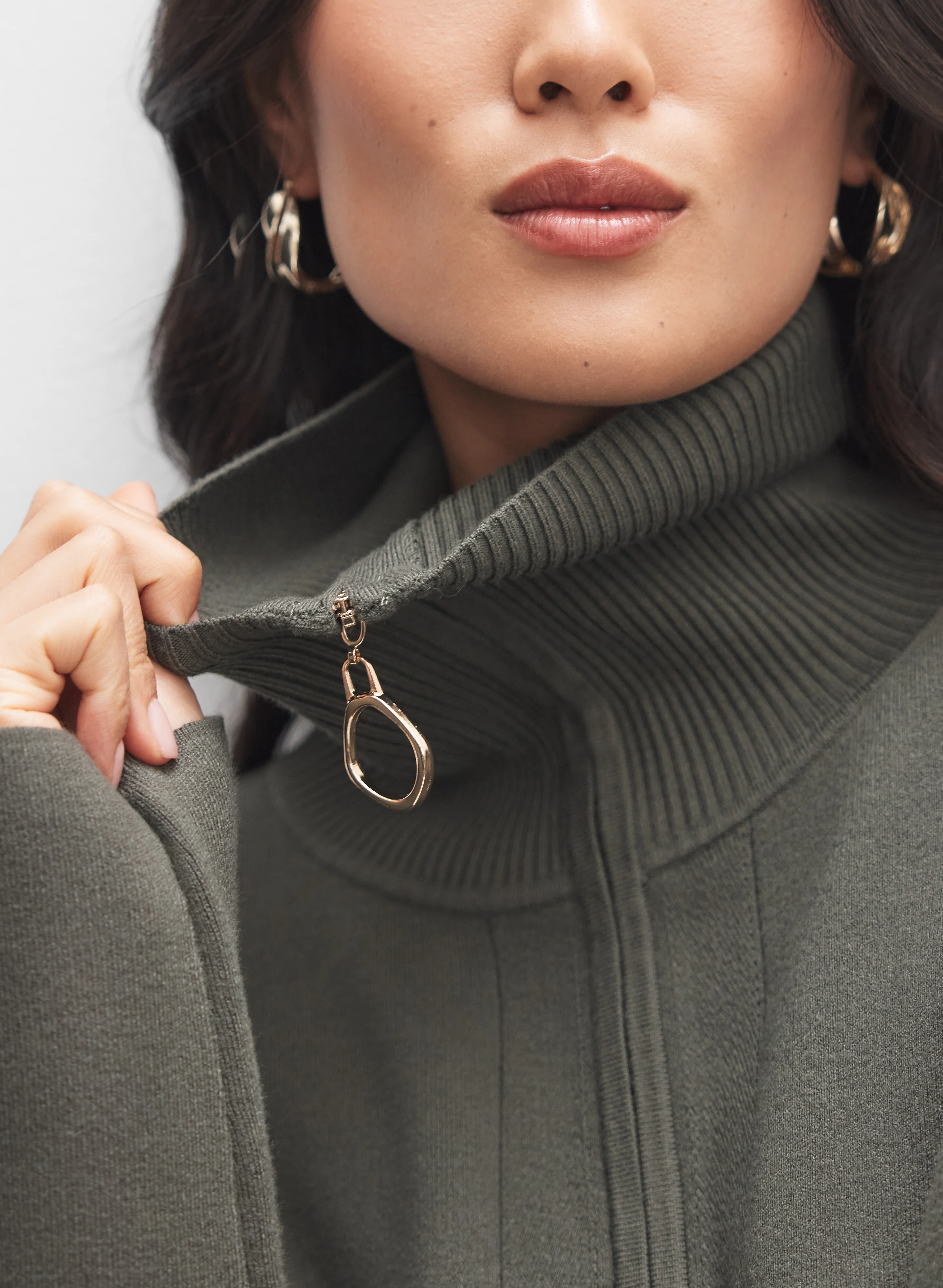 Joseph Ribkoff - Half-Zip Pullover - Image 2