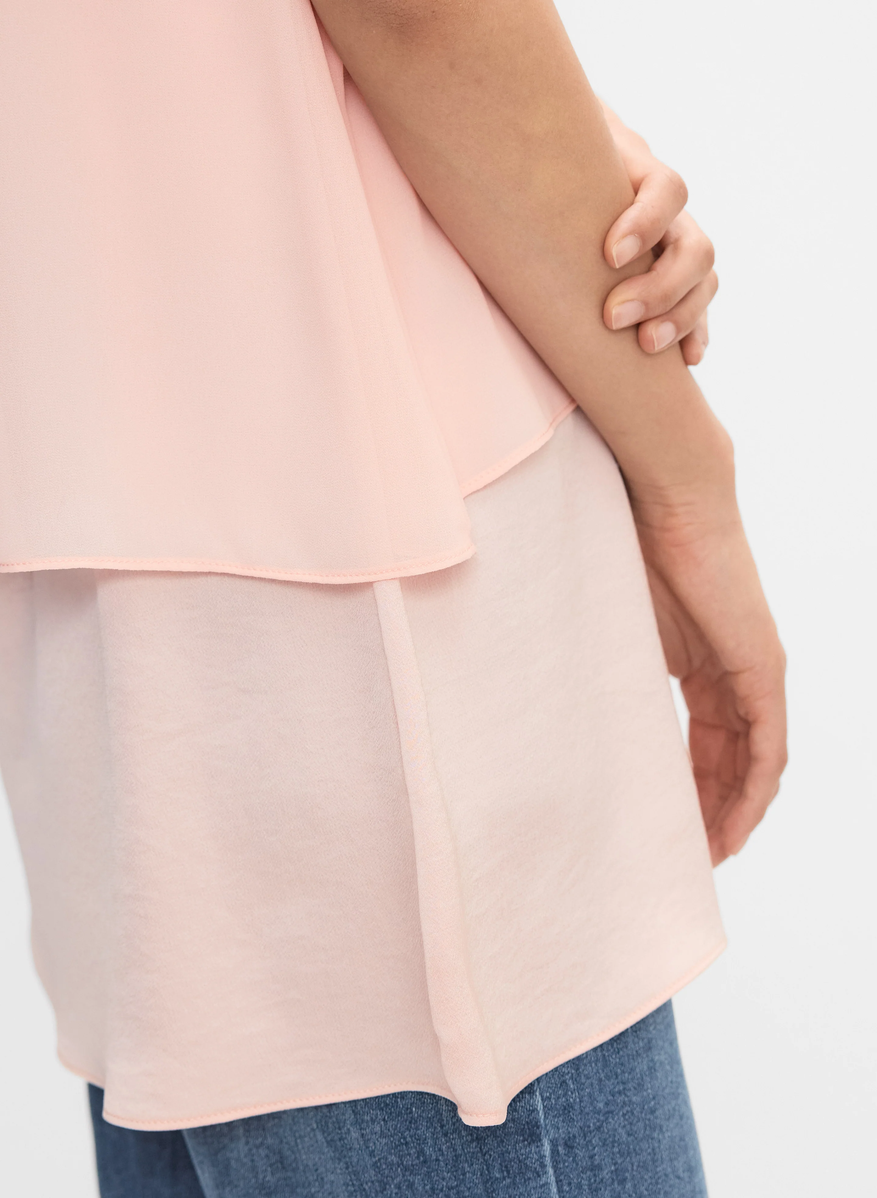 Joseph Ribkoff - Layered Asymmetrical Blouse - Image 2