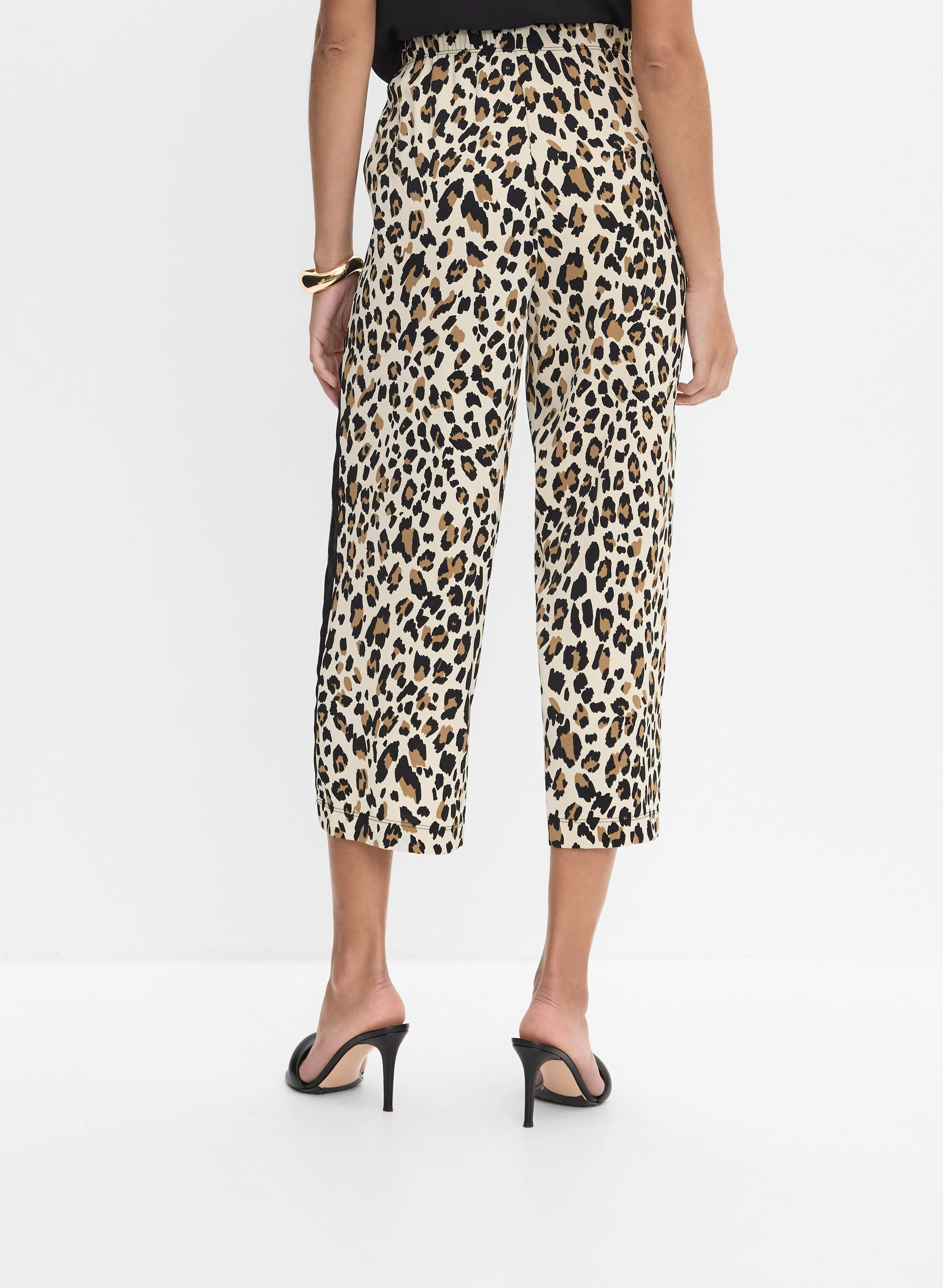 Joseph Ribkoff - Leopard Print Culottes - Image 2