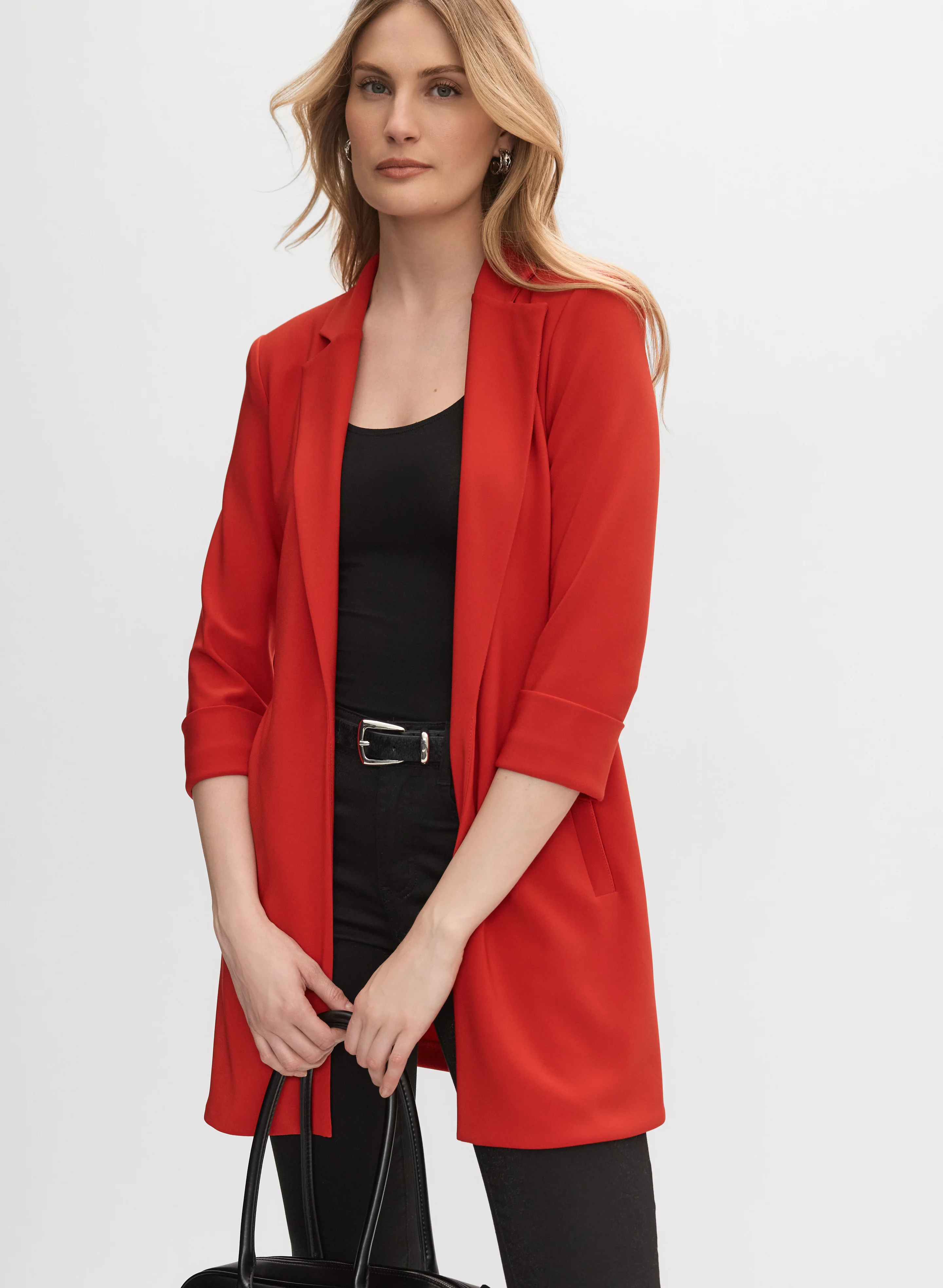 Joseph Ribkoff - Open 3/4 Sleeve Blazer - Image 5