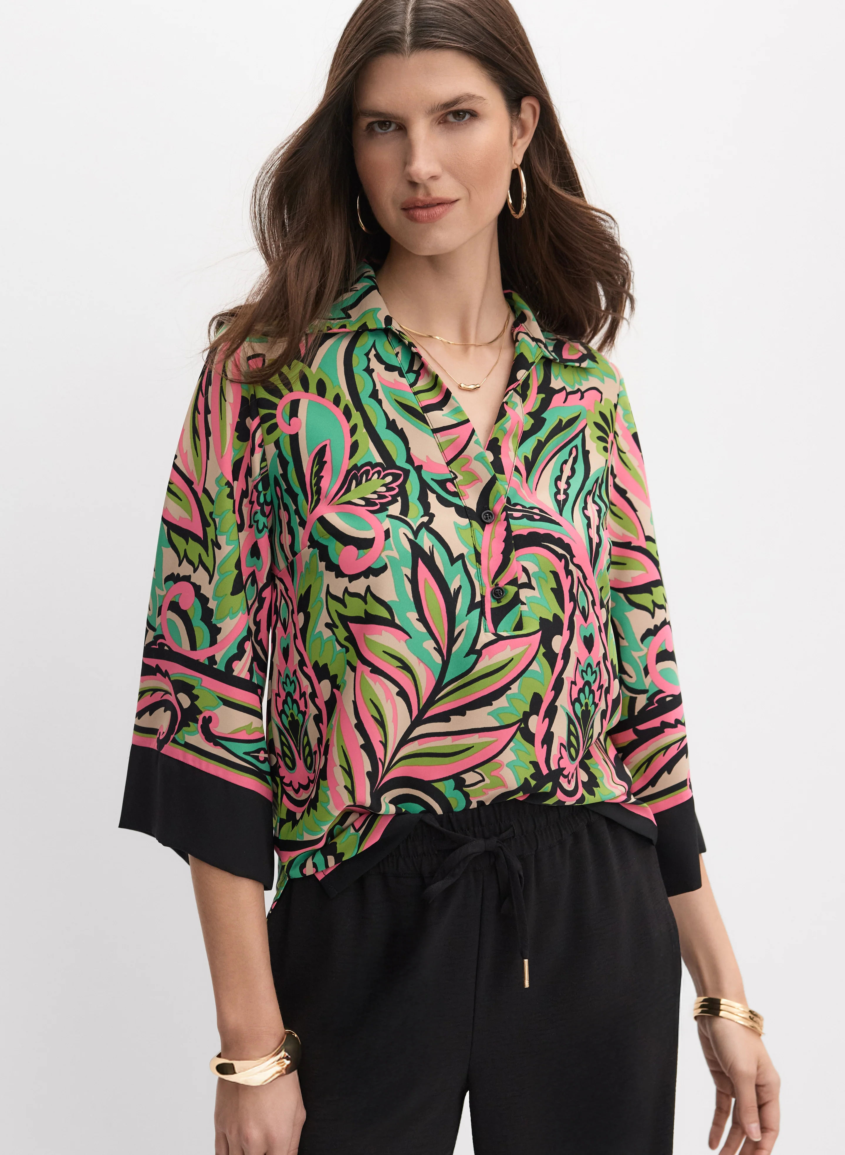 Joseph Ribkoff - Paisley Blouse