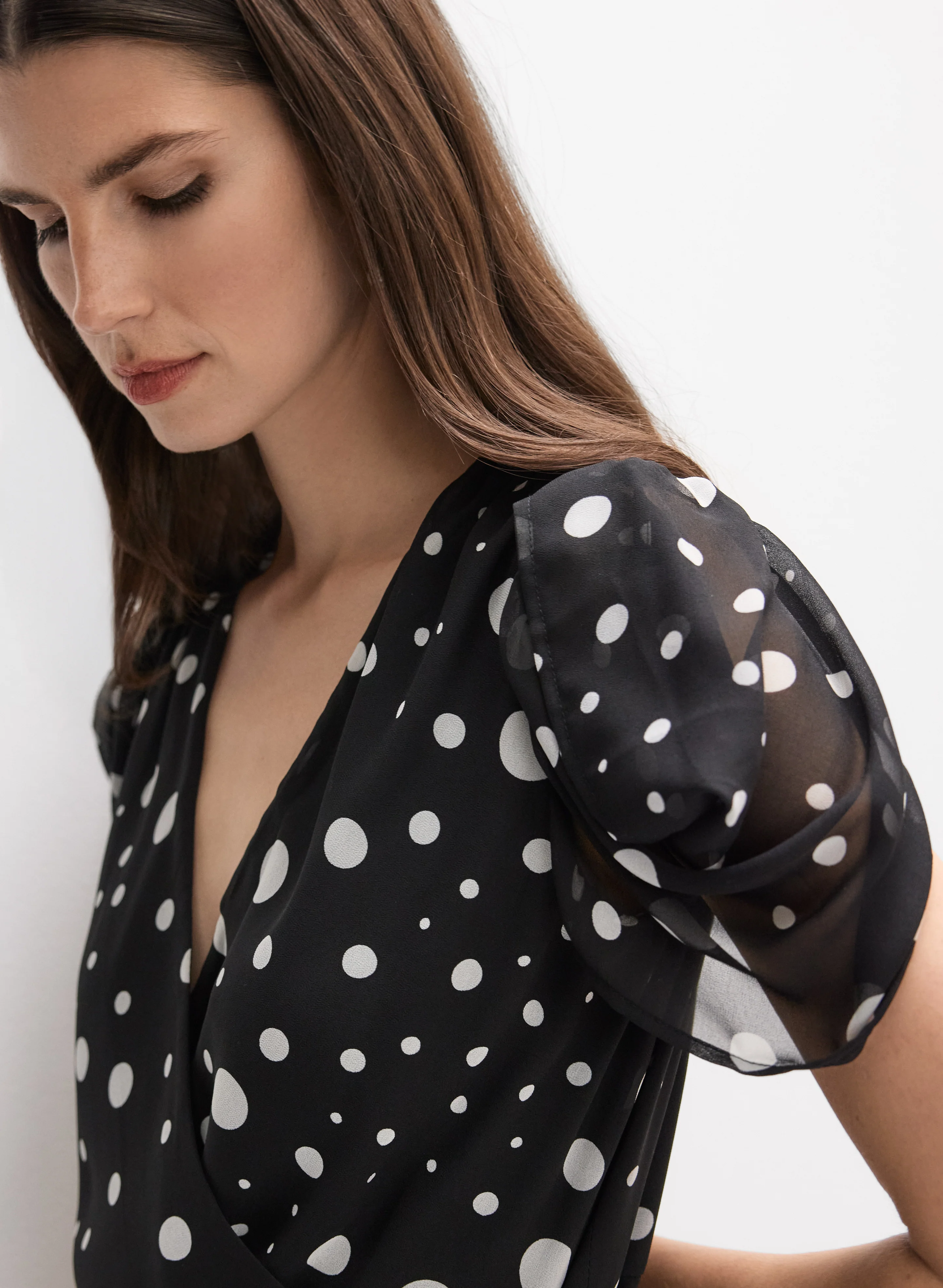 Joseph Ribkoff - Polka Dot Dress - Image 2