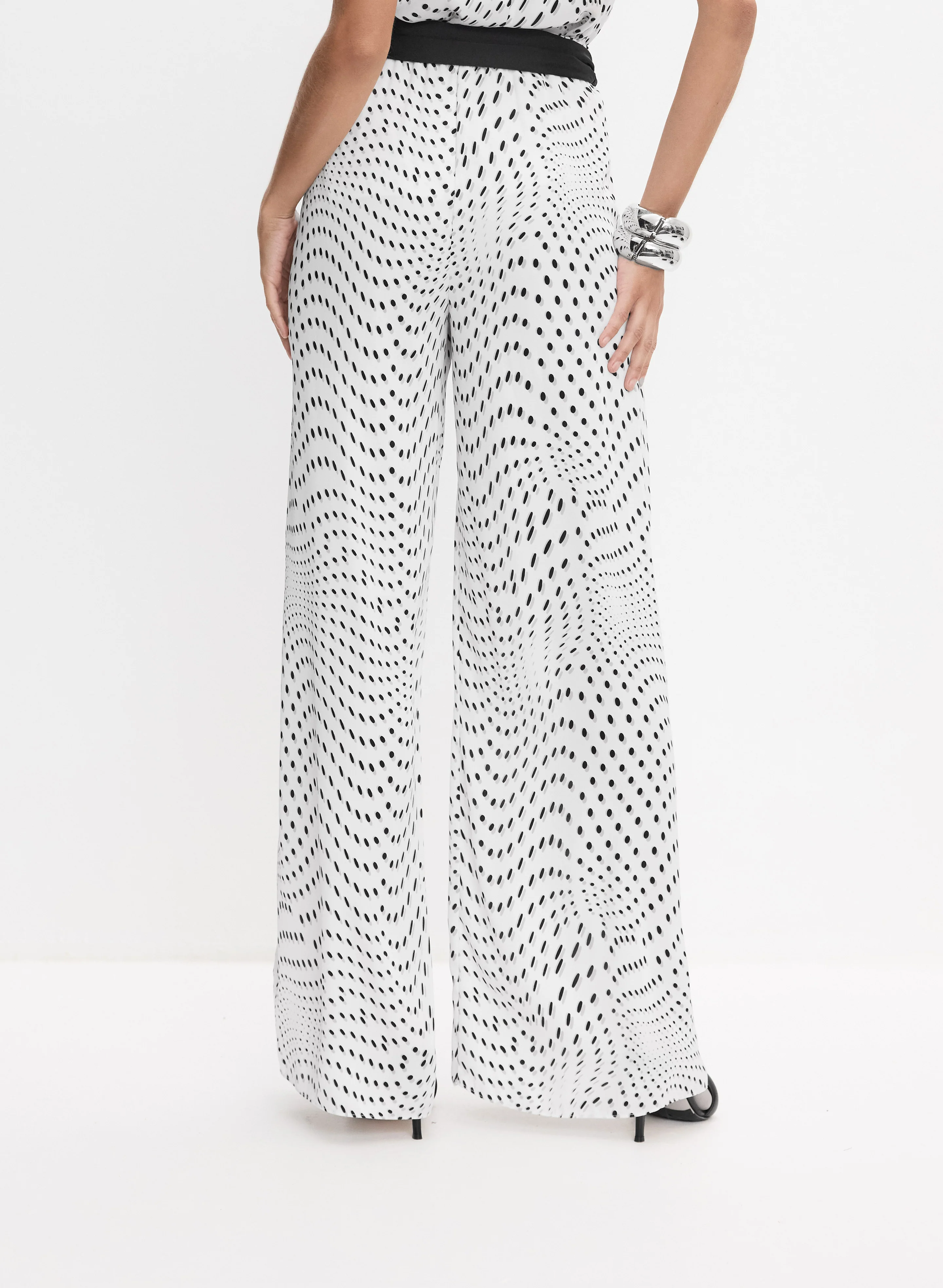 Joseph Ribkoff - Polka Dot Pants - Image 2