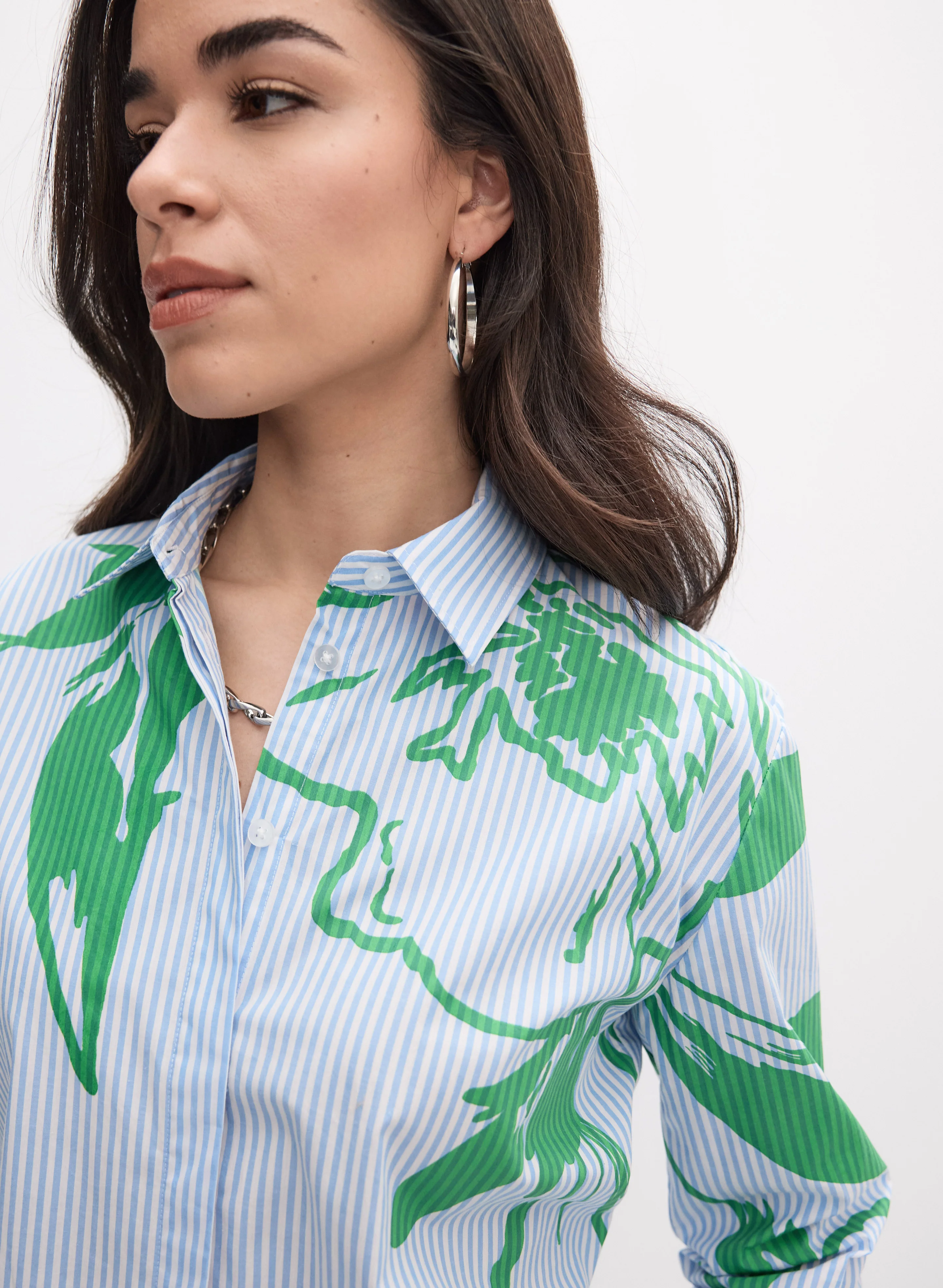 Joseph Ribkoff - Printed Stripe Blouse - Image 2
