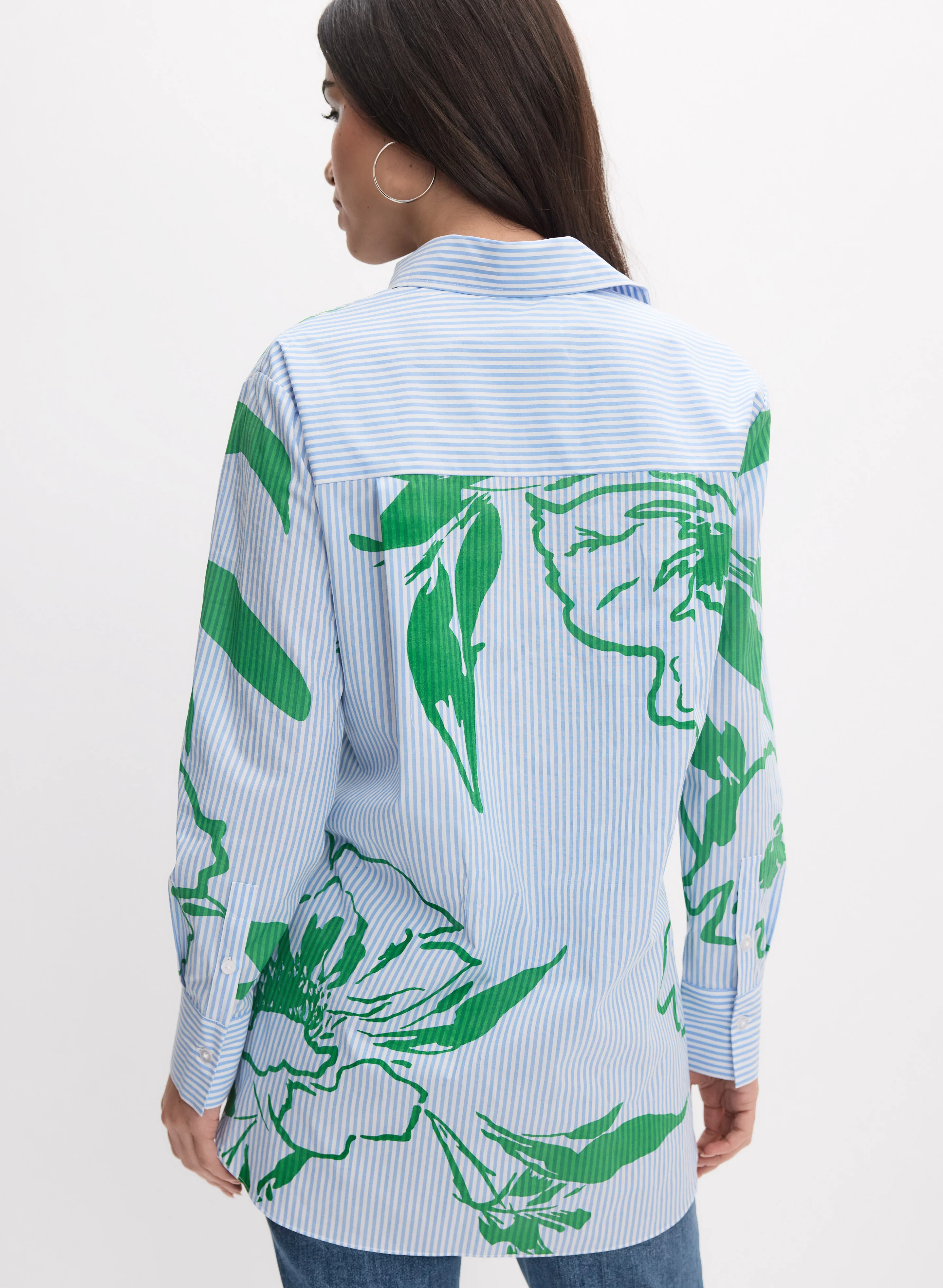 Joseph Ribkoff - Printed Stripe Blouse - Image 4