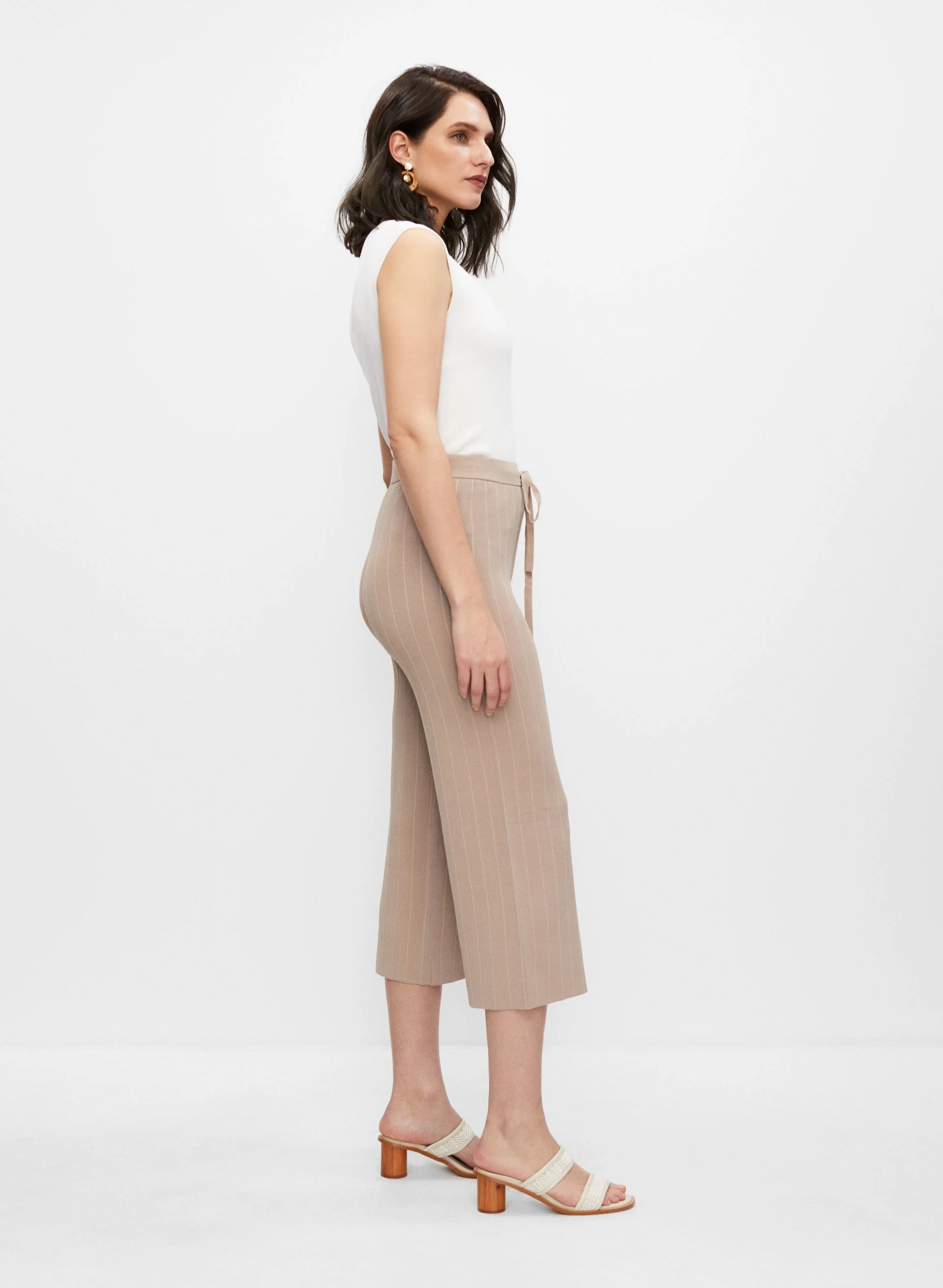 Joseph Ribkoff - Pull-On Wide Leg Capris - Image 5