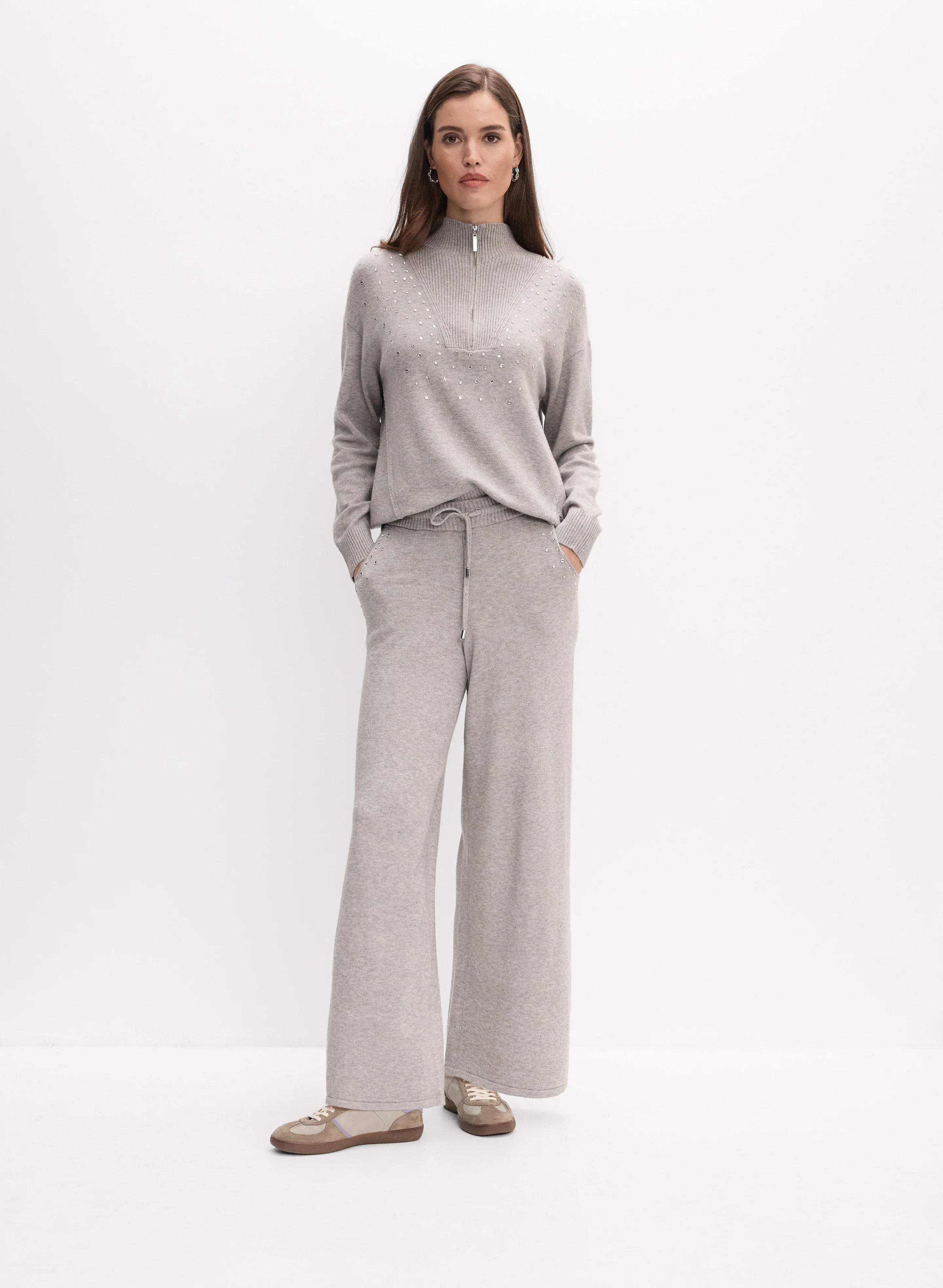 Joseph Ribkoff - Rhinestone Detail Pullover - Image 3
