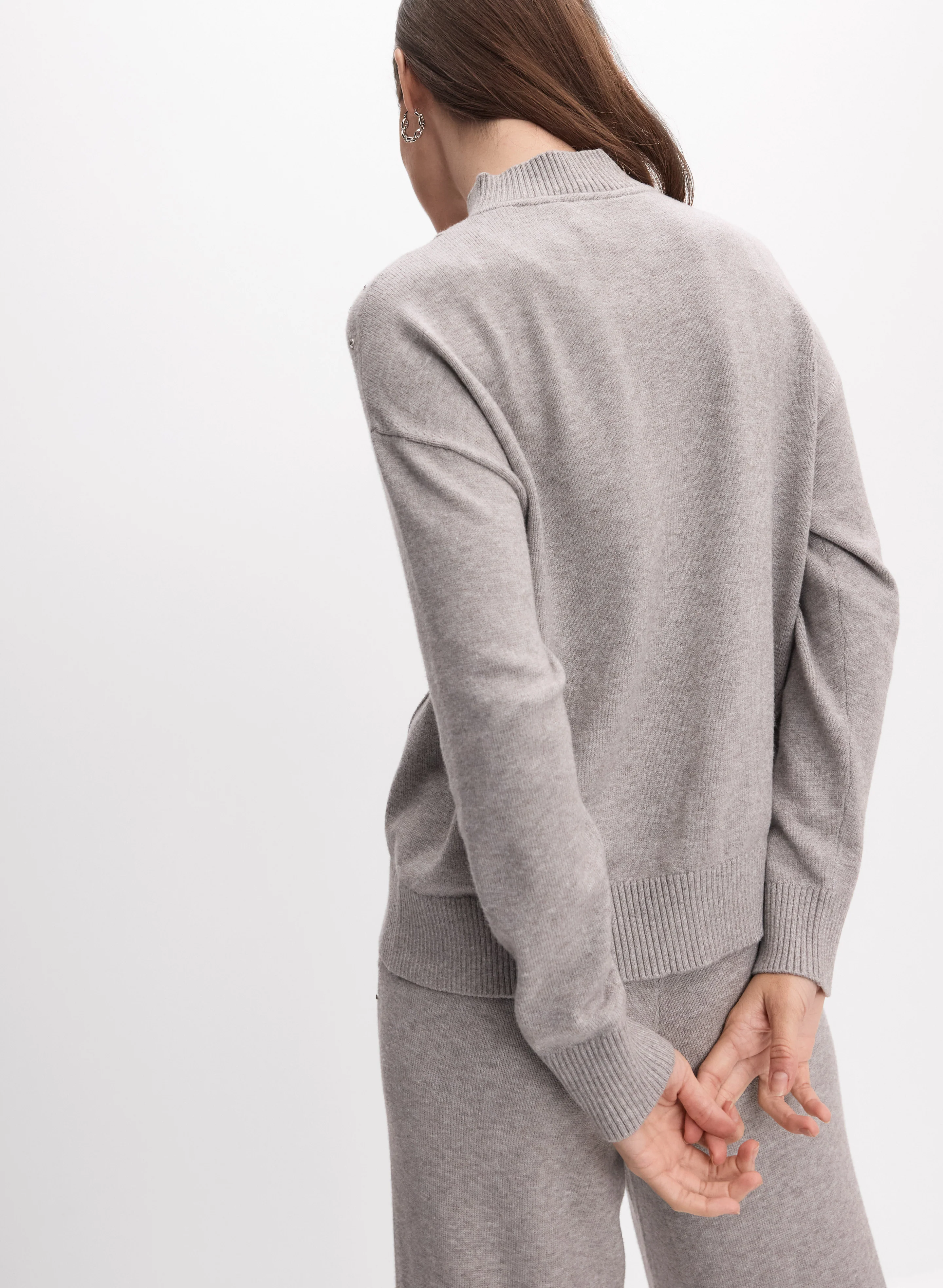 Joseph Ribkoff - Rhinestone Detail Pullover - Image 4