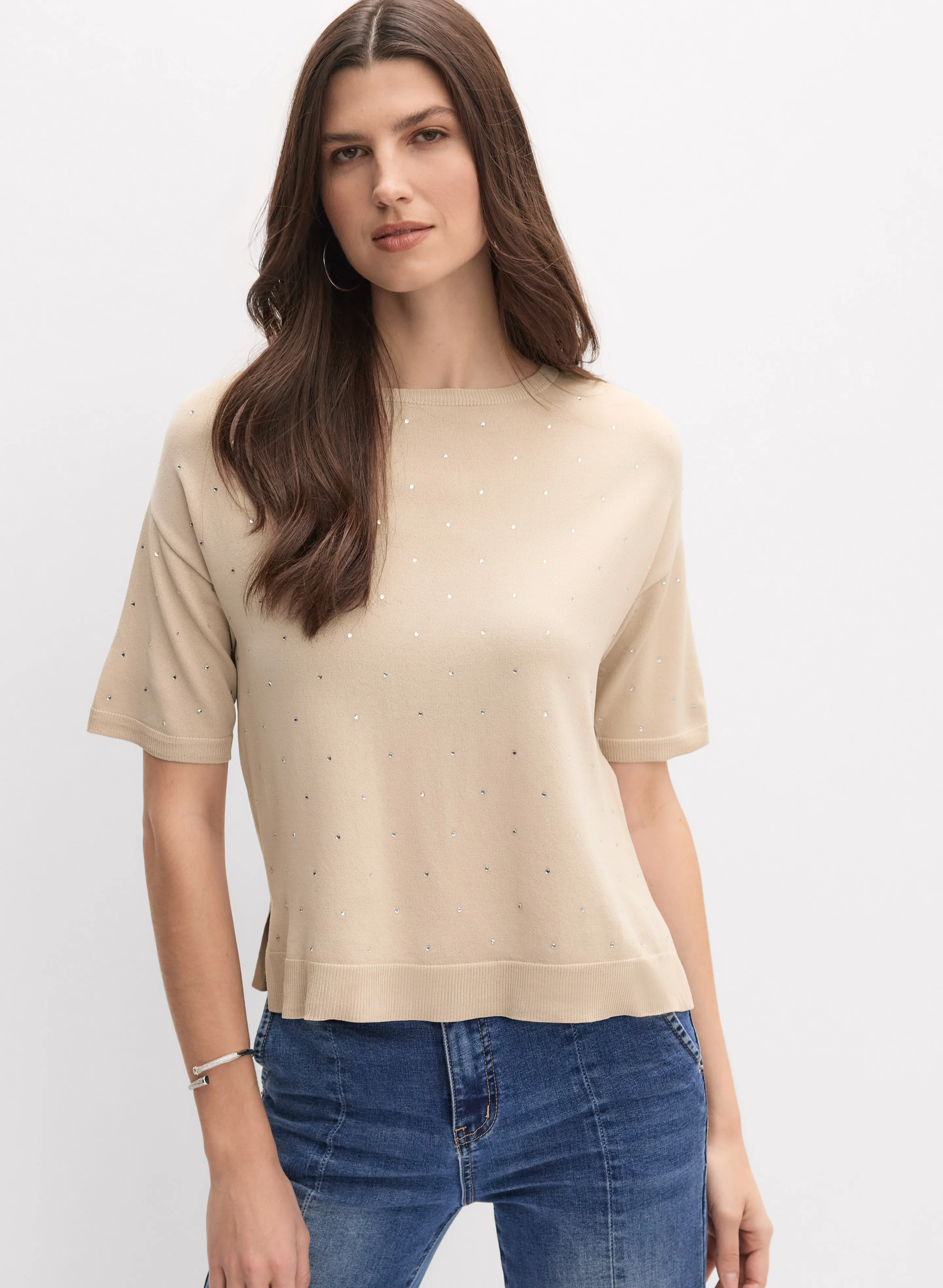 Joseph Ribkoff - Rhinestone Embellished Pullover