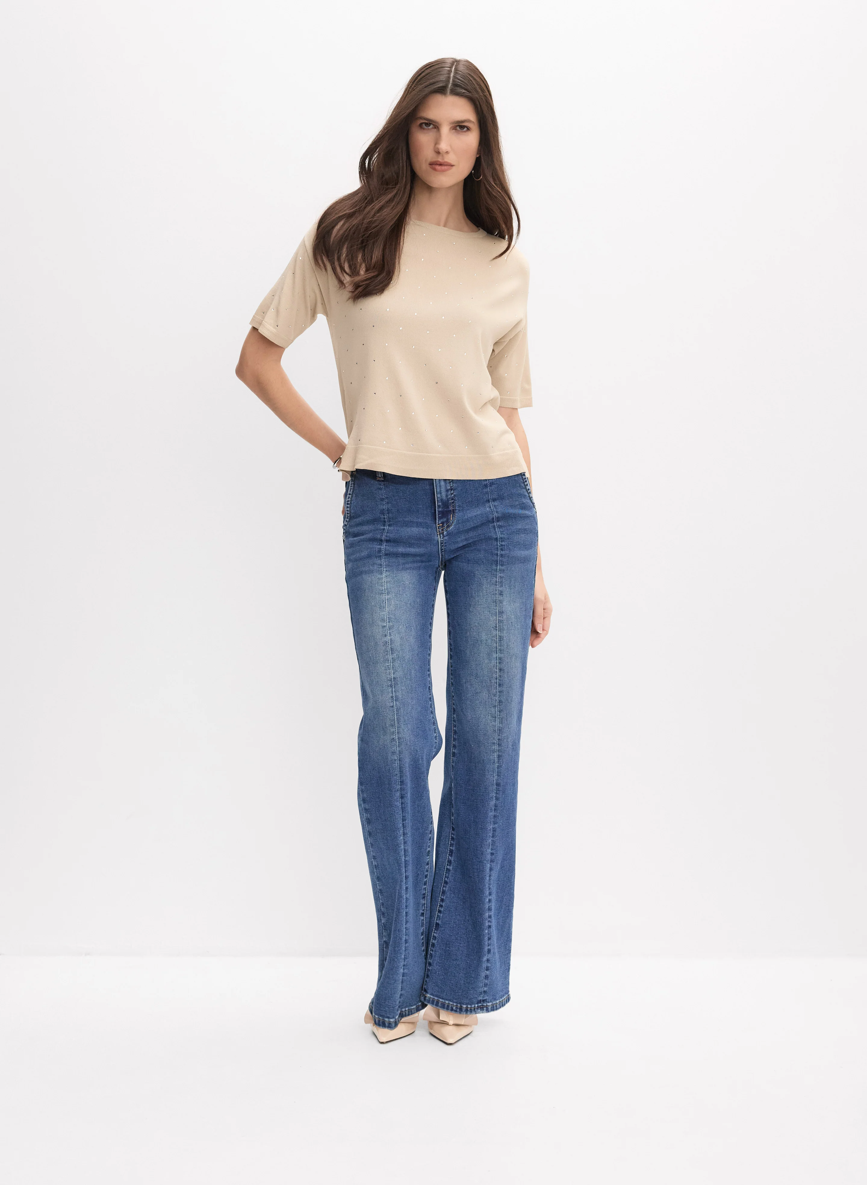 Joseph Ribkoff - Rhinestone Embellished Pullover - Image 3