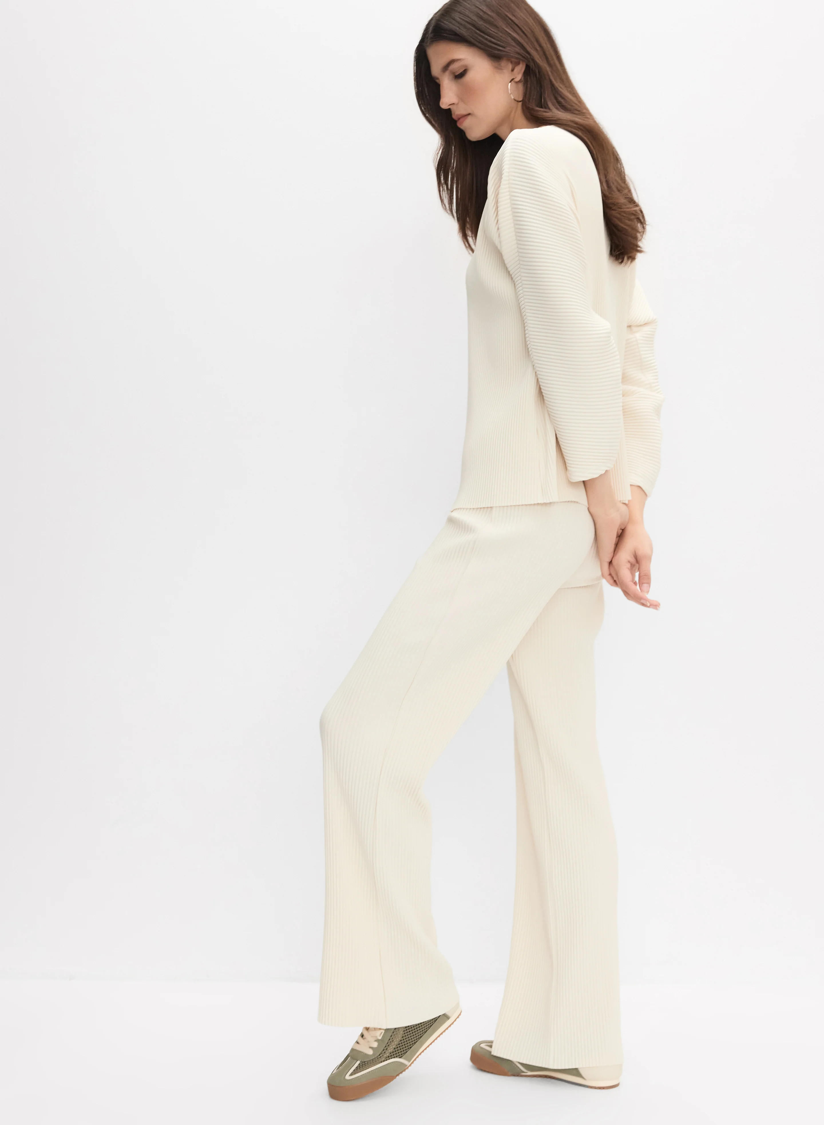 Joseph Ribkoff - Rib Knit Pants - Image 5