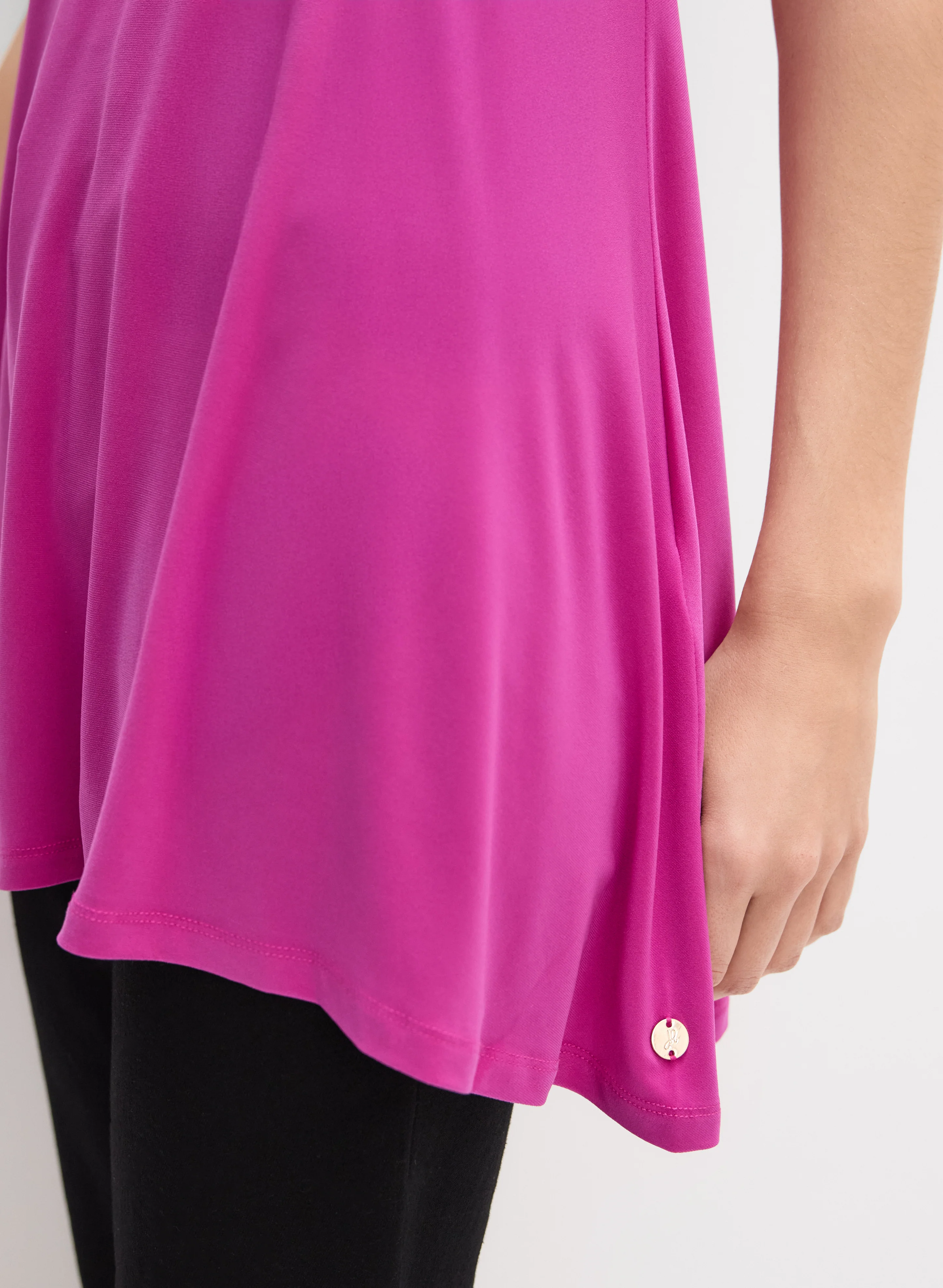 Joseph Ribkoff - Scoop Neck Tunic - Image 2