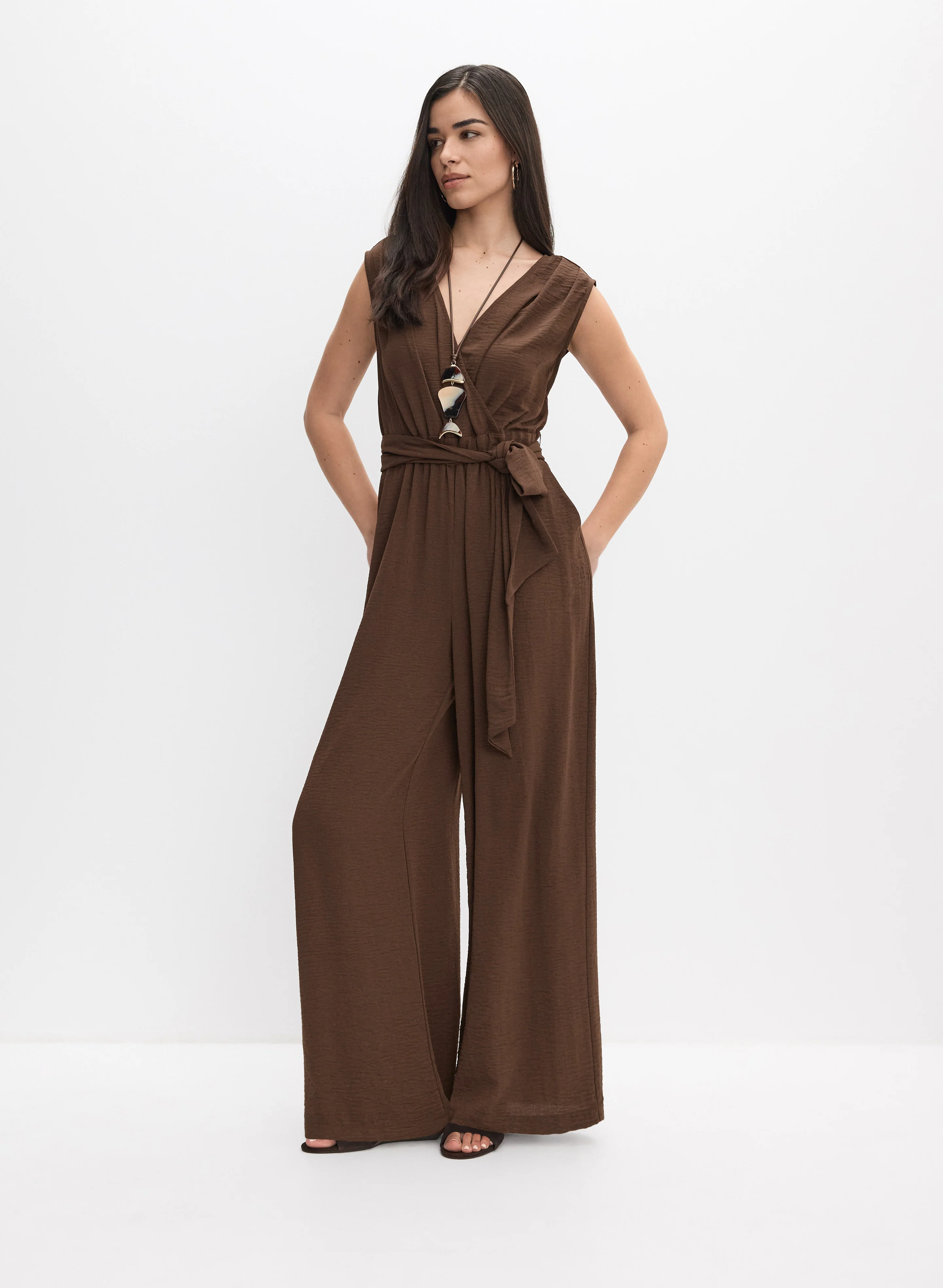 Joseph Ribkoff - Self-Sash Jumpsuit