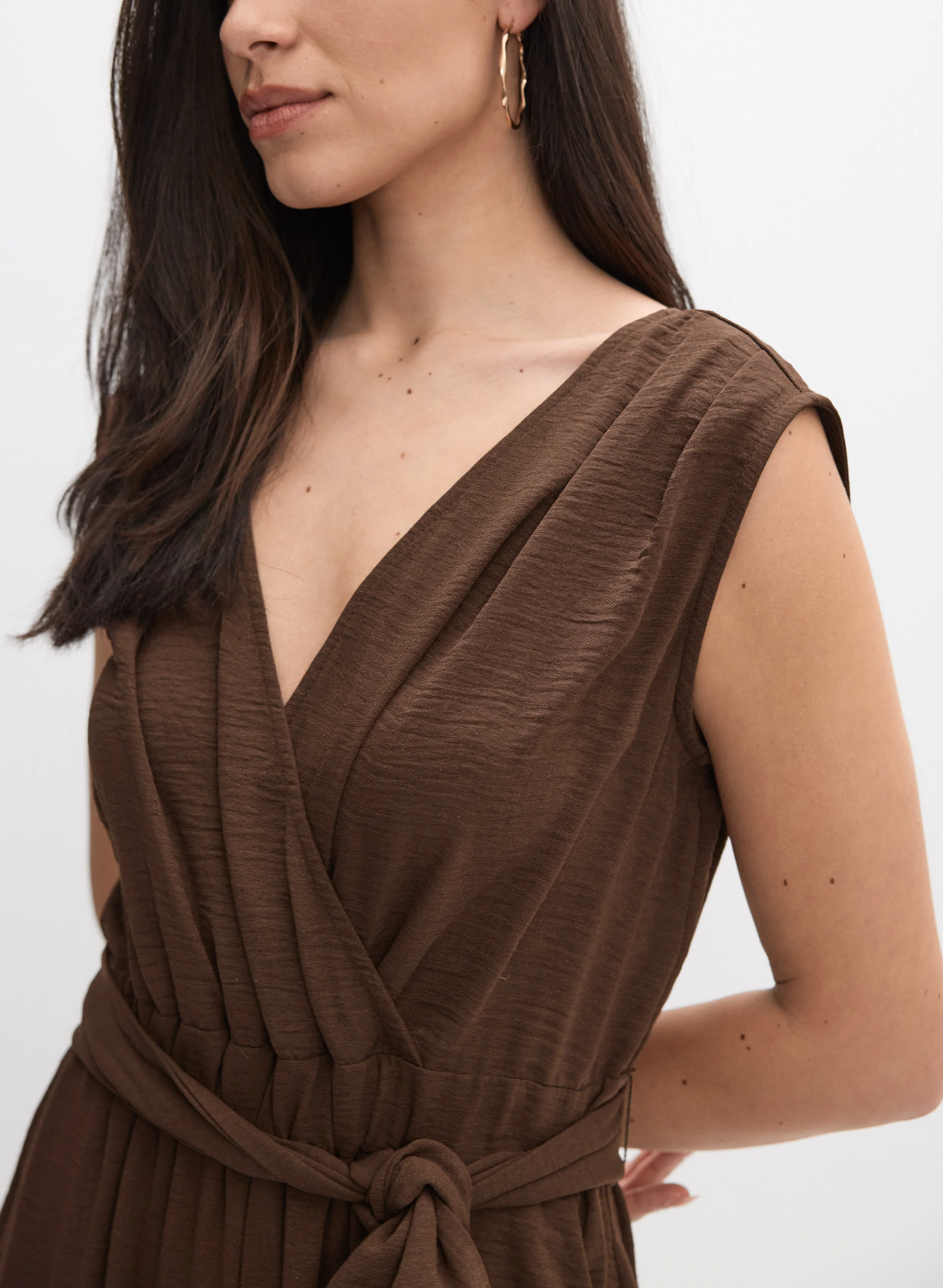 Joseph Ribkoff - Self-Sash Jumpsuit - Image 2