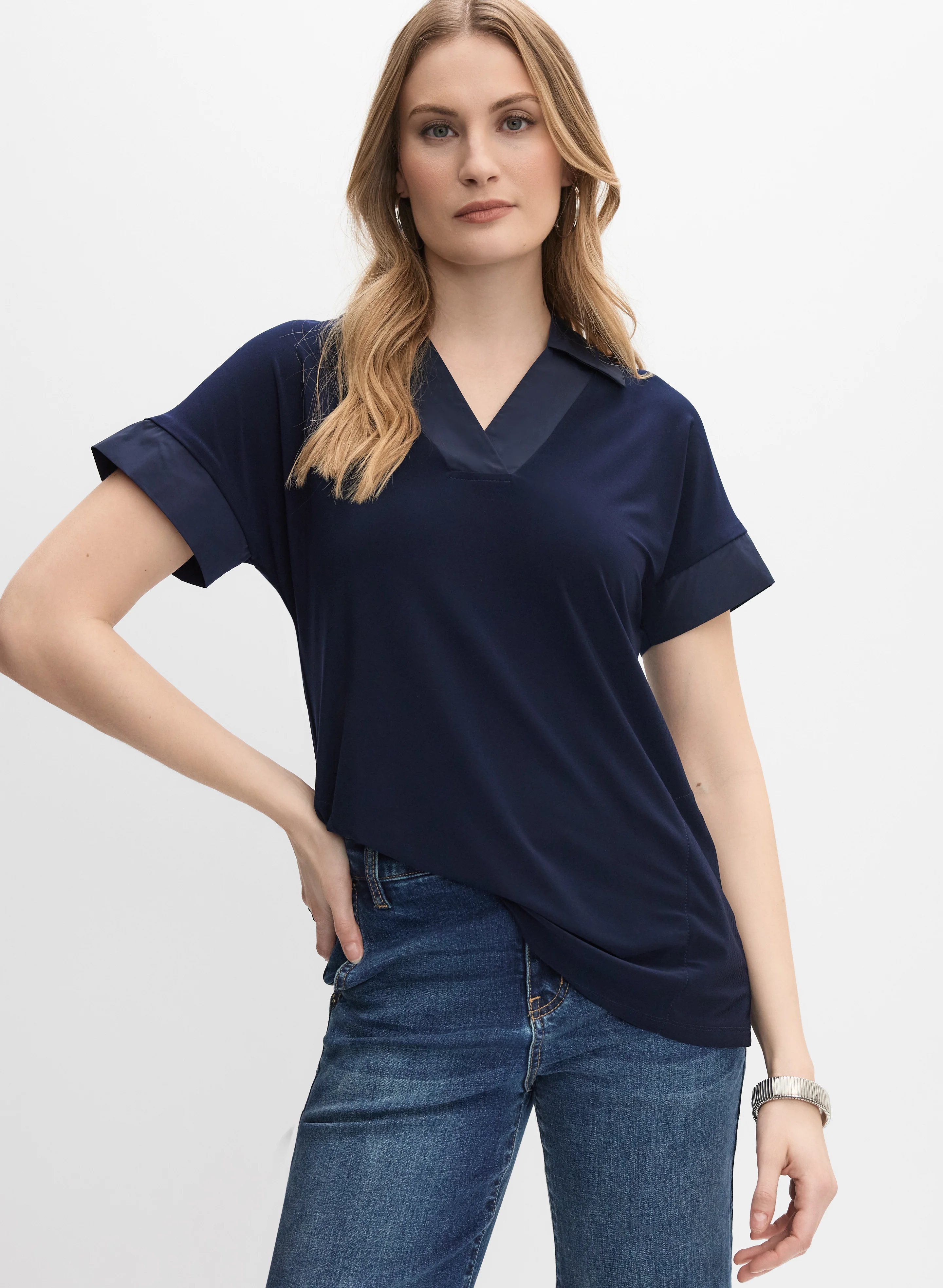 Joseph Ribkoff - Shirt Collar Top