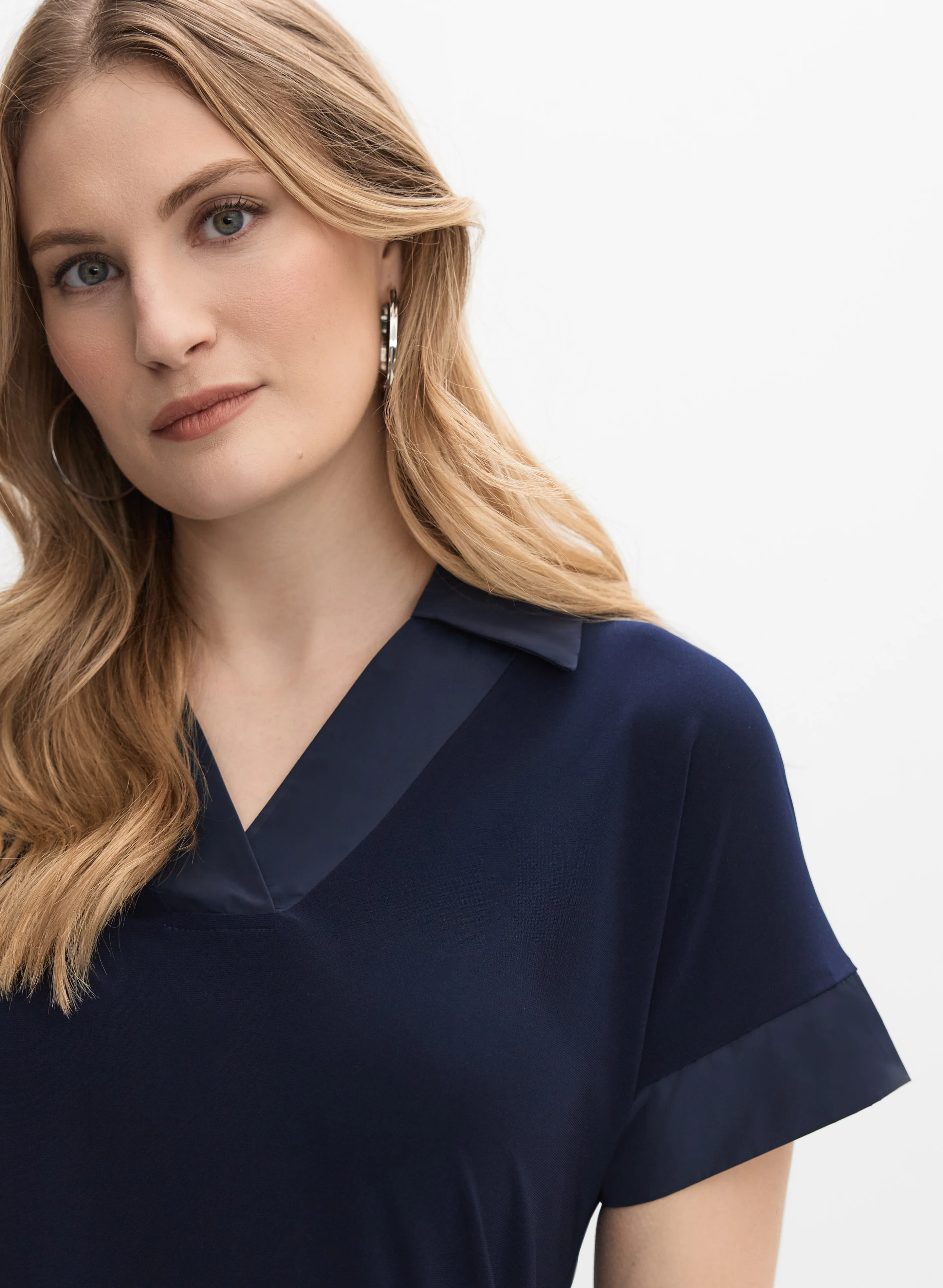 Joseph Ribkoff - Shirt Collar Top - Image 2