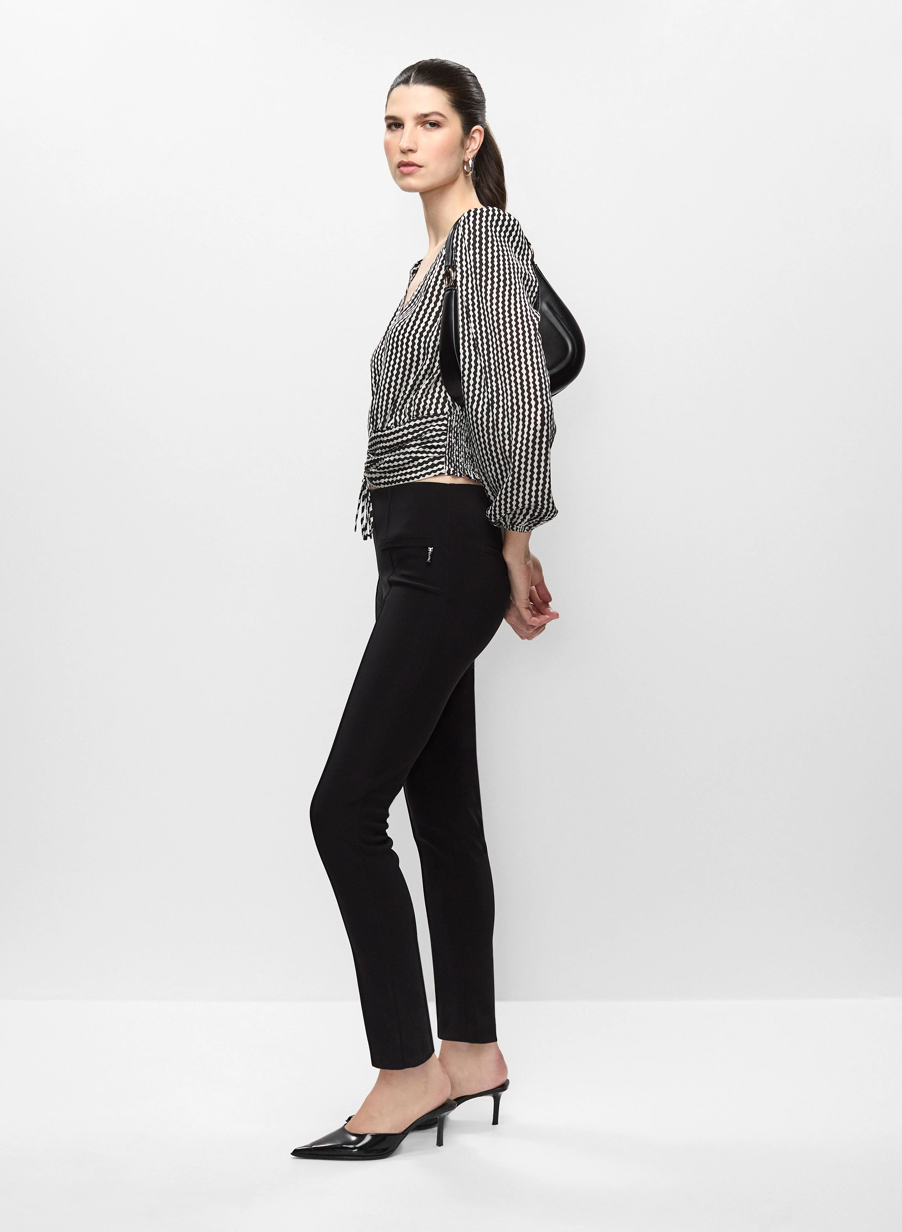 Joseph Ribkoff – Tapered Pull On Pants - Image 5