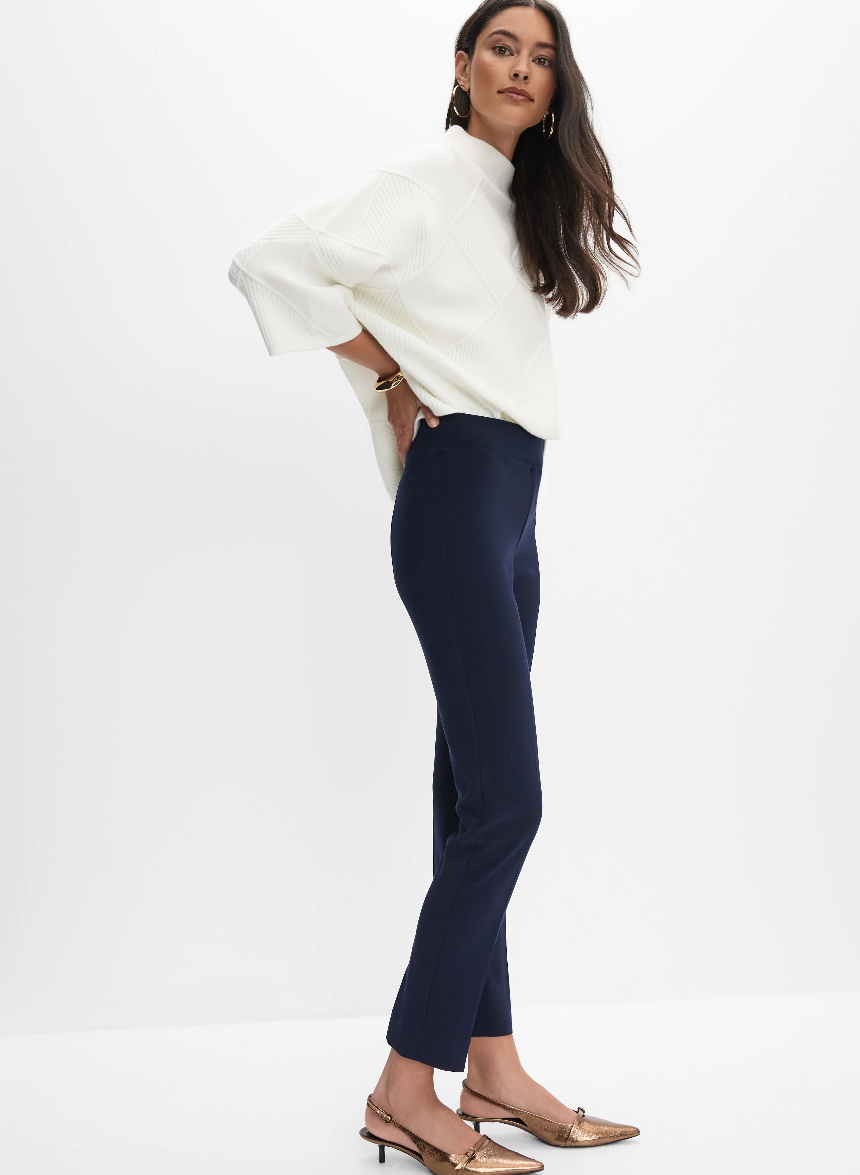Joseph Ribkoff - Slim-Leg Pants - Image 5