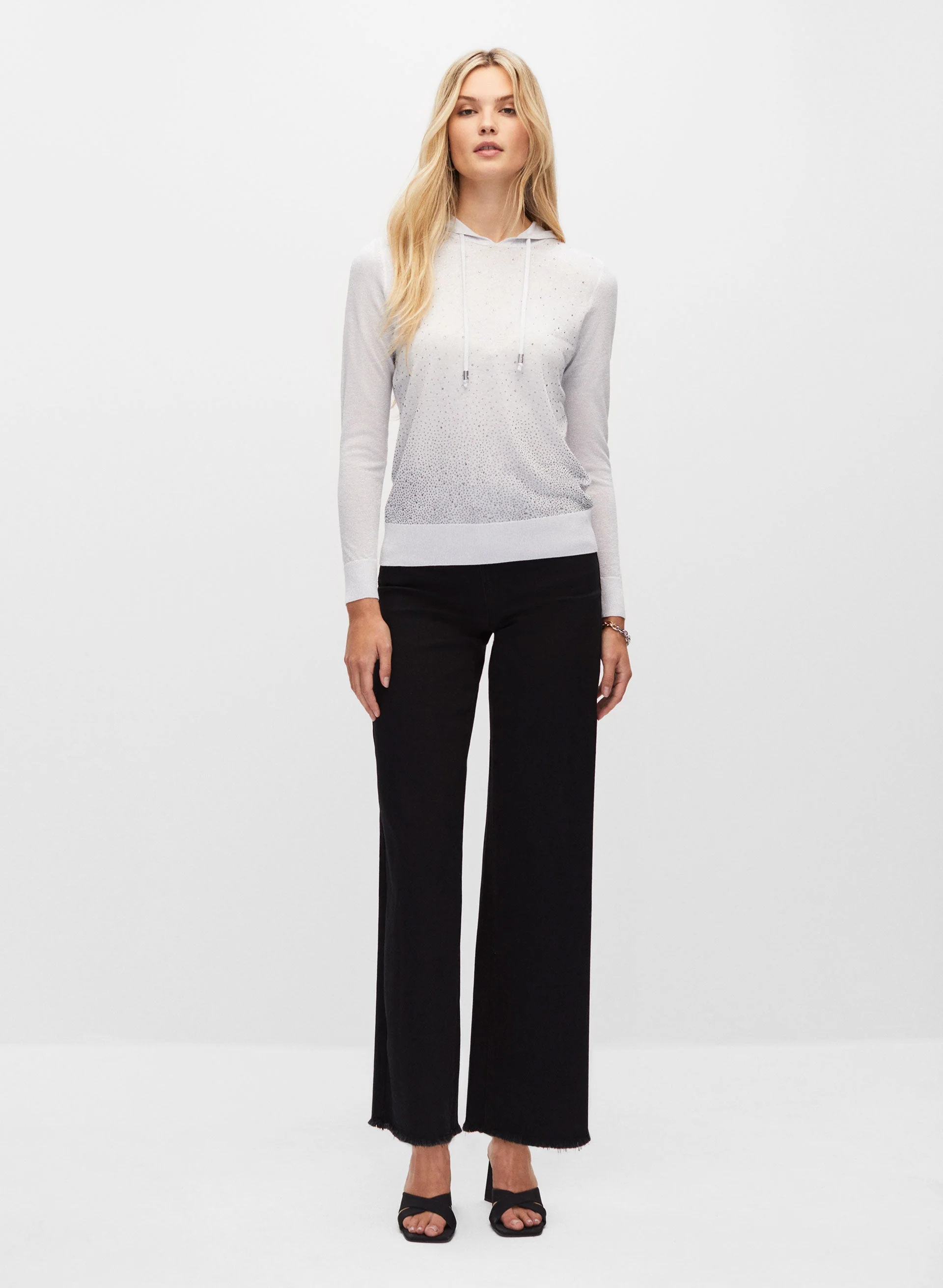 Joseph Ribkoff - Stud Detail Hoodie - Image 3