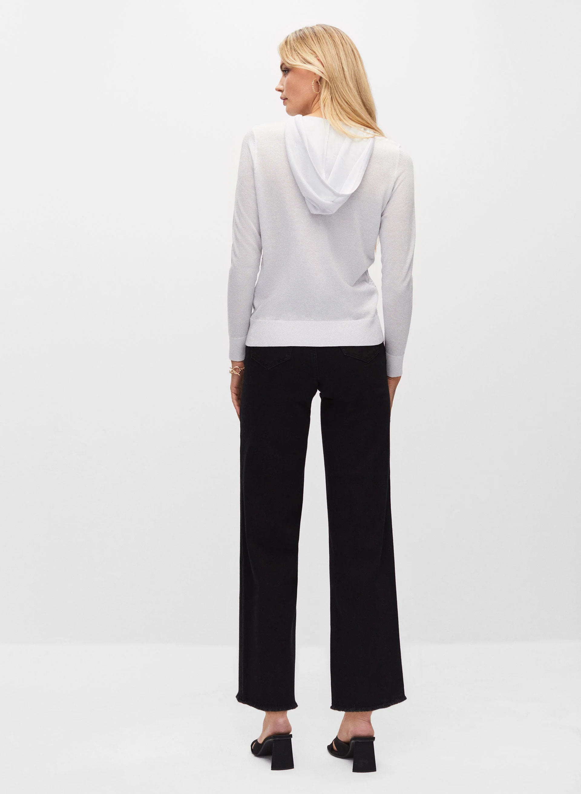 Joseph Ribkoff - Stud Detail Hoodie - Image 4