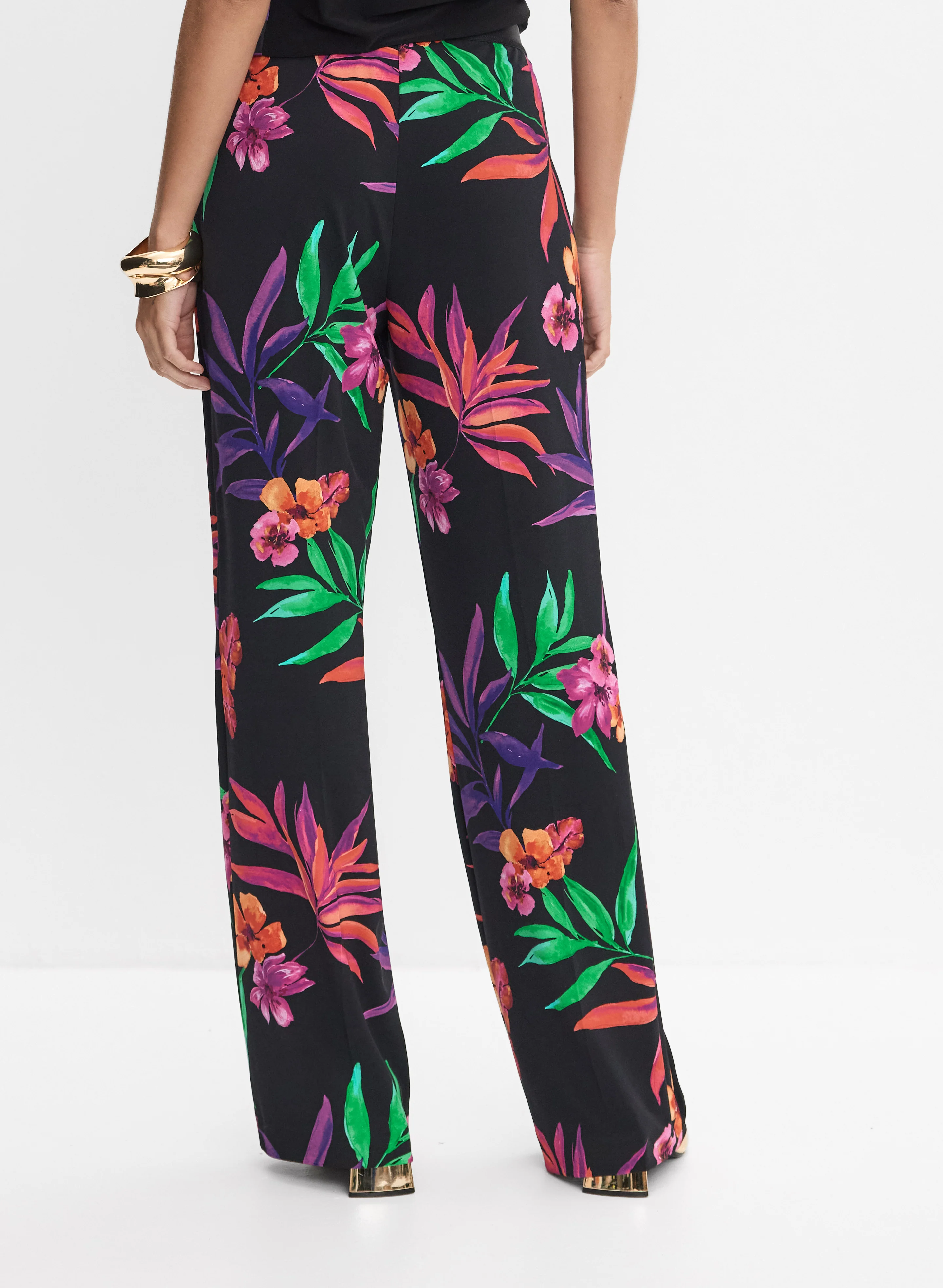 Joseph Ribkoff - Tropical Print Pants - Image 2