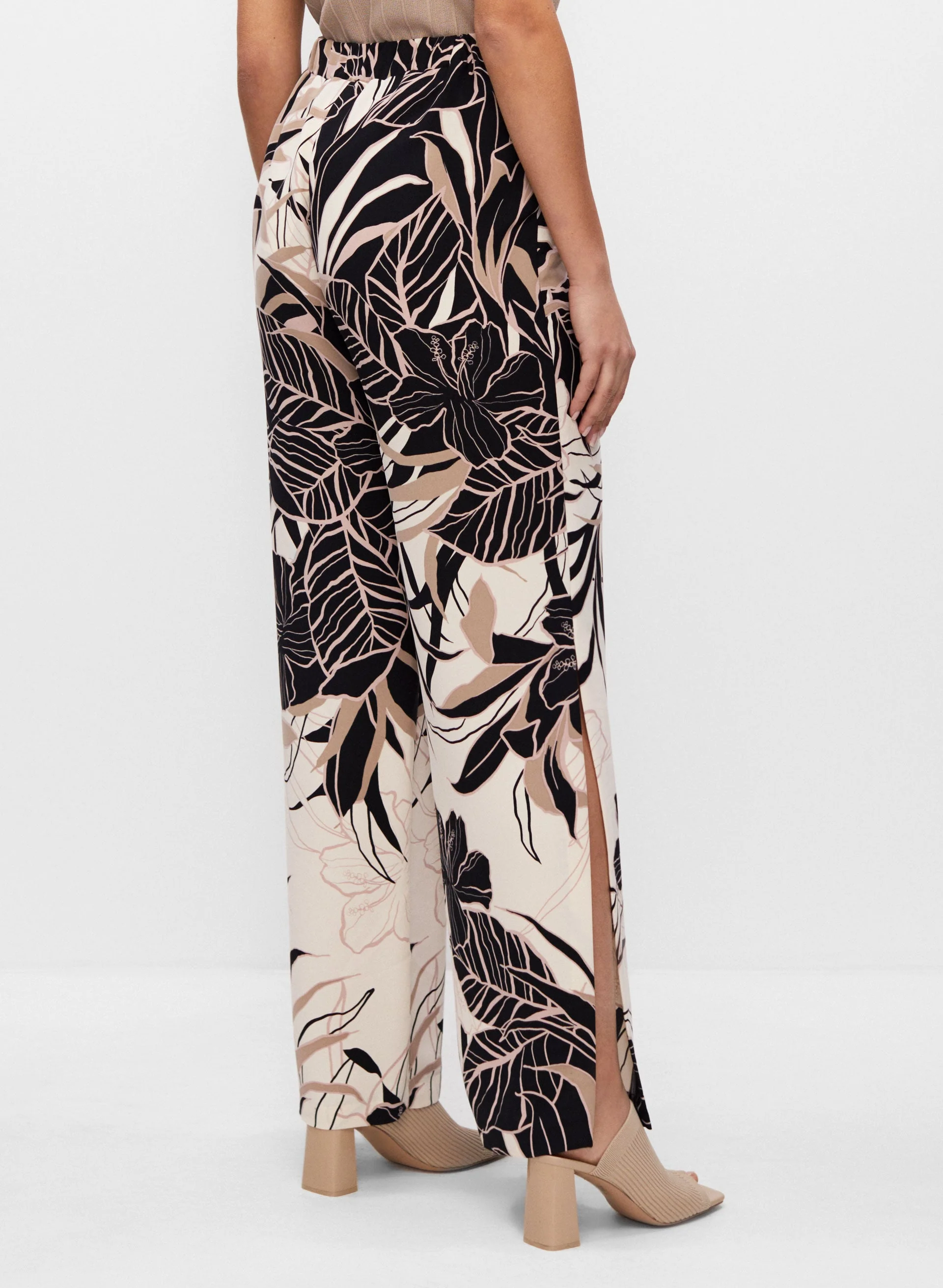 Joseph Ribkoff - Tropical Print Pull-On Pants - Image 2