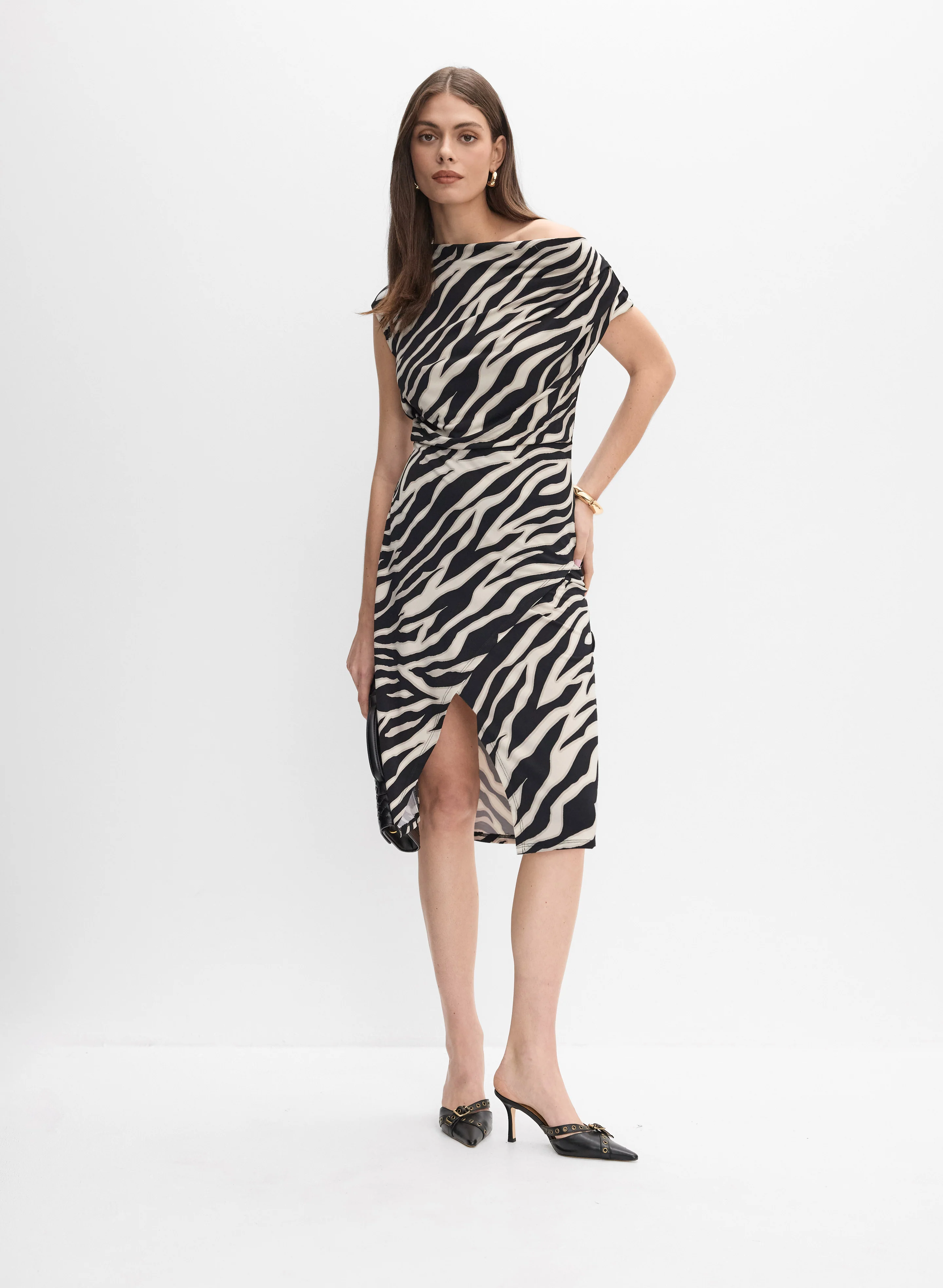 Joseph Ribkoff - Zebra Print Dress