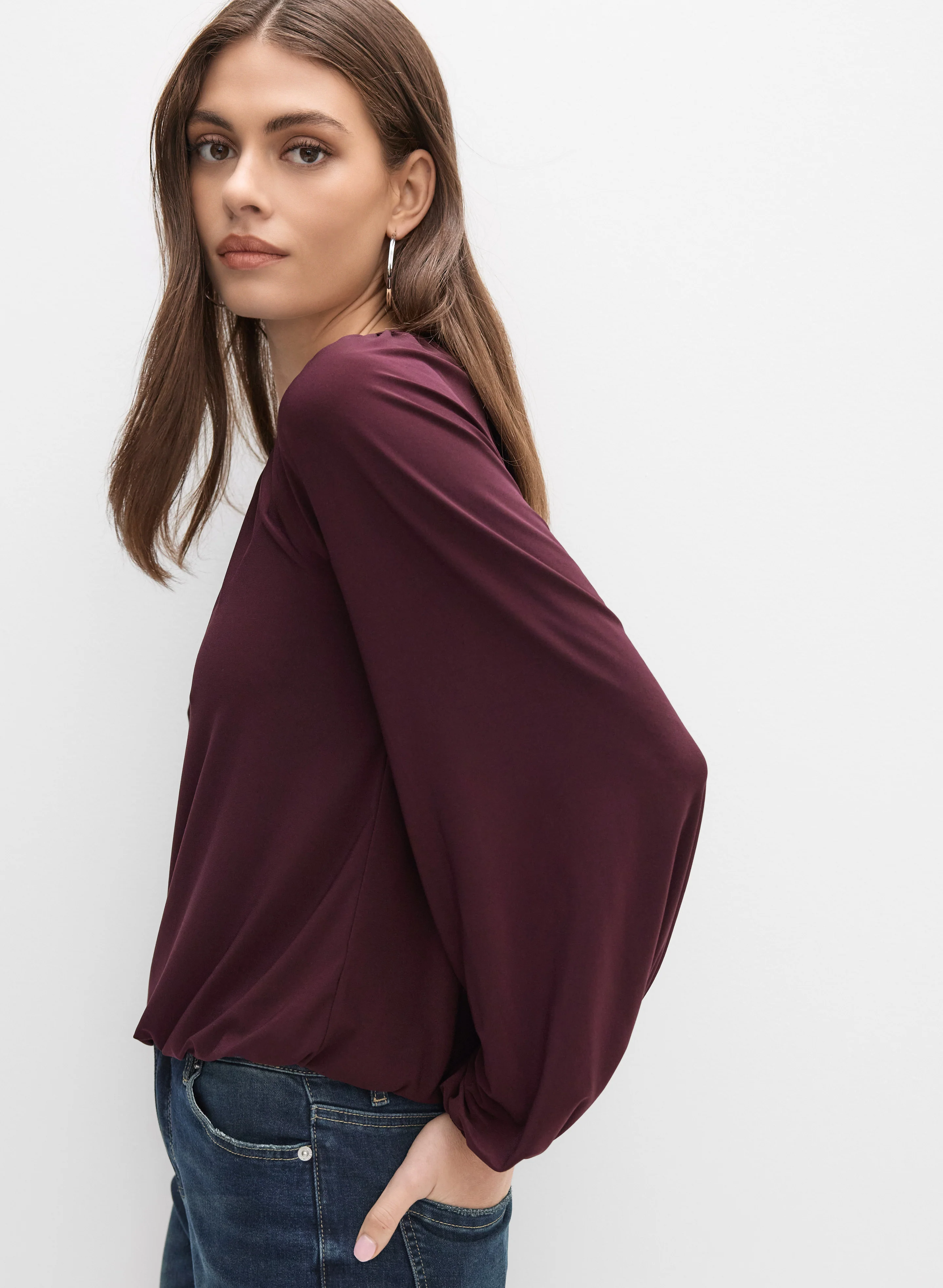 Keyhole Long Sleeve Top - Image 5