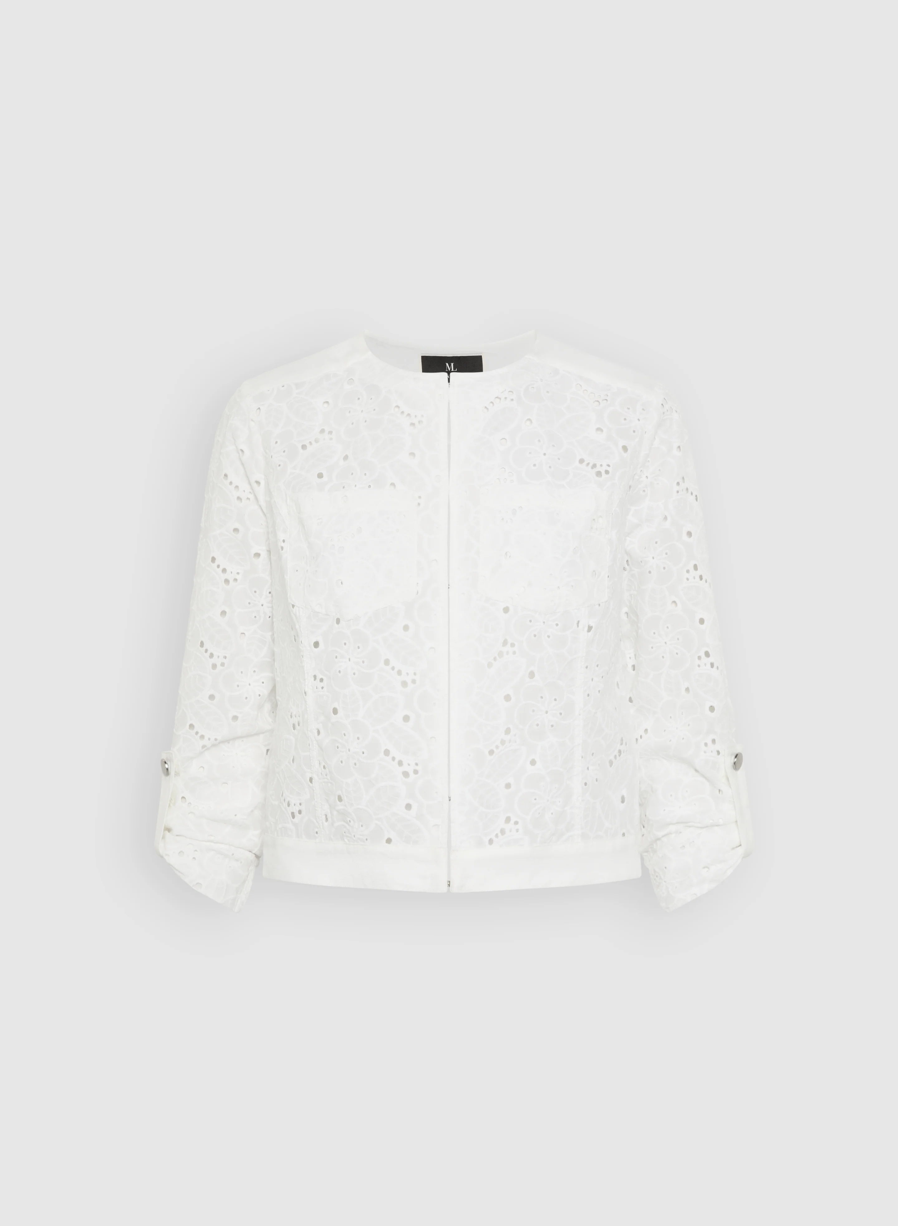 Lace Crew Neck Jacket - Image 6