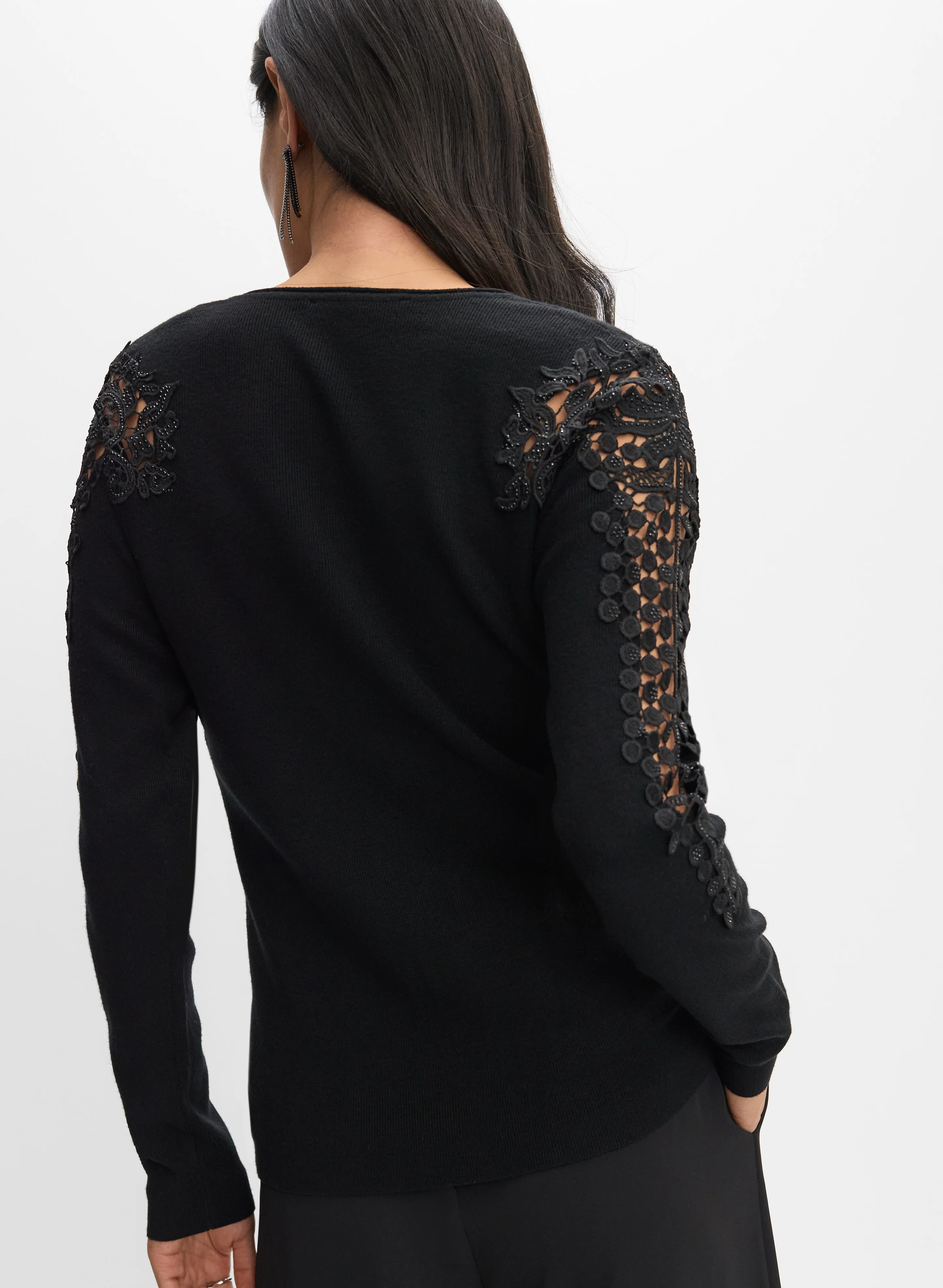 Lace Detail Pullover - Image 4