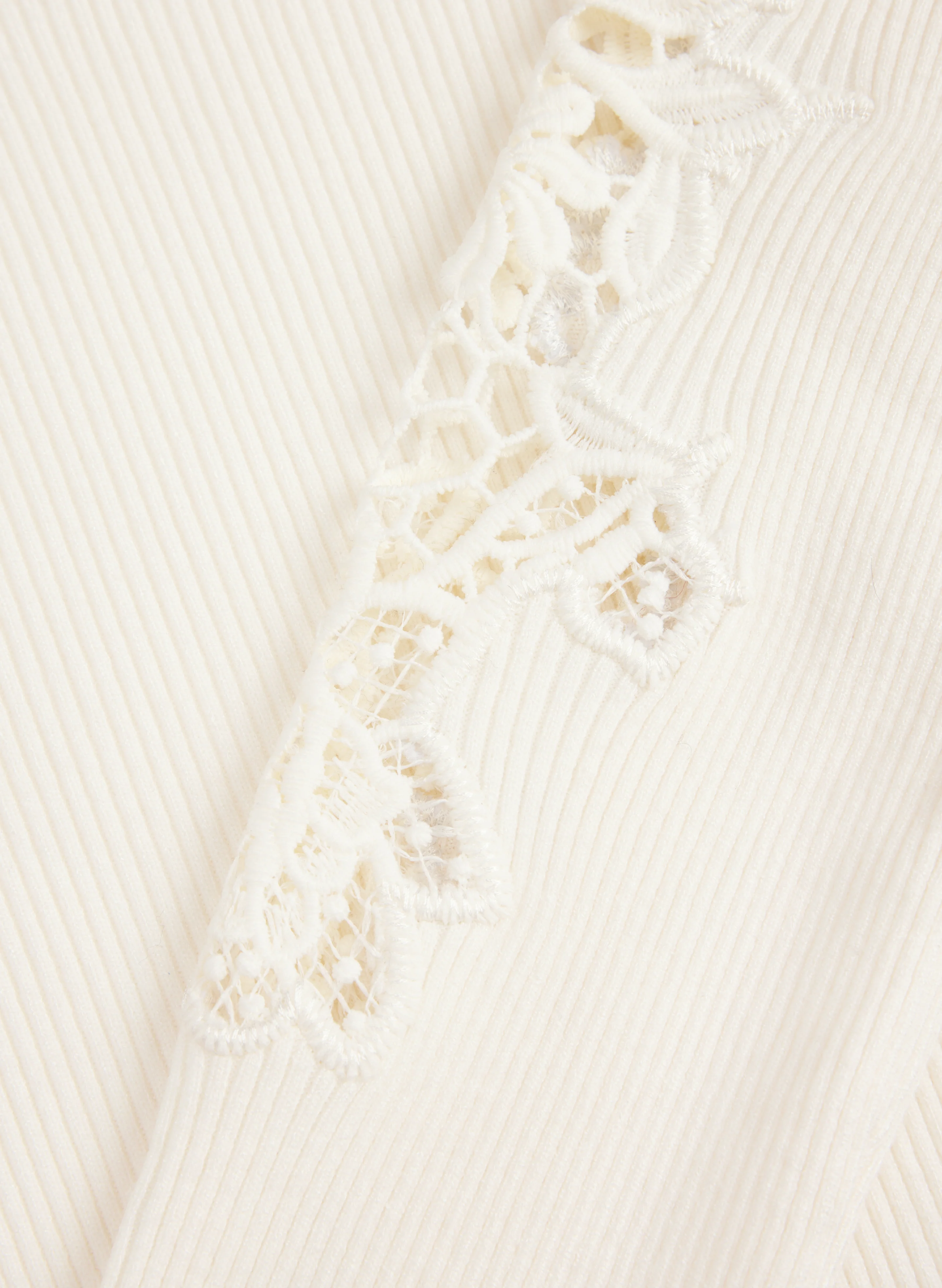 Lace Sleeve Sweater - Image 7