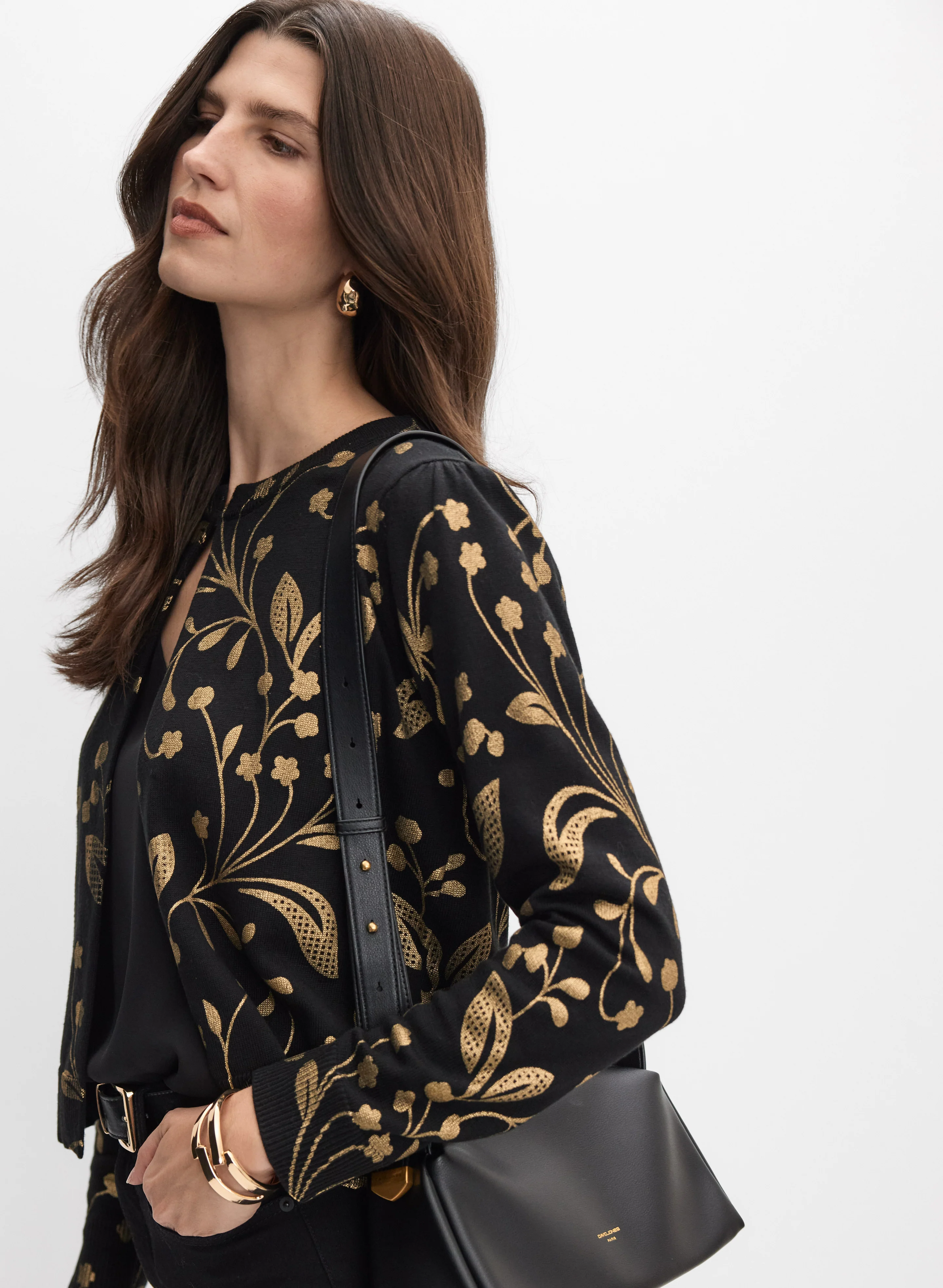 Leaf Foil Cardigan - Image 5