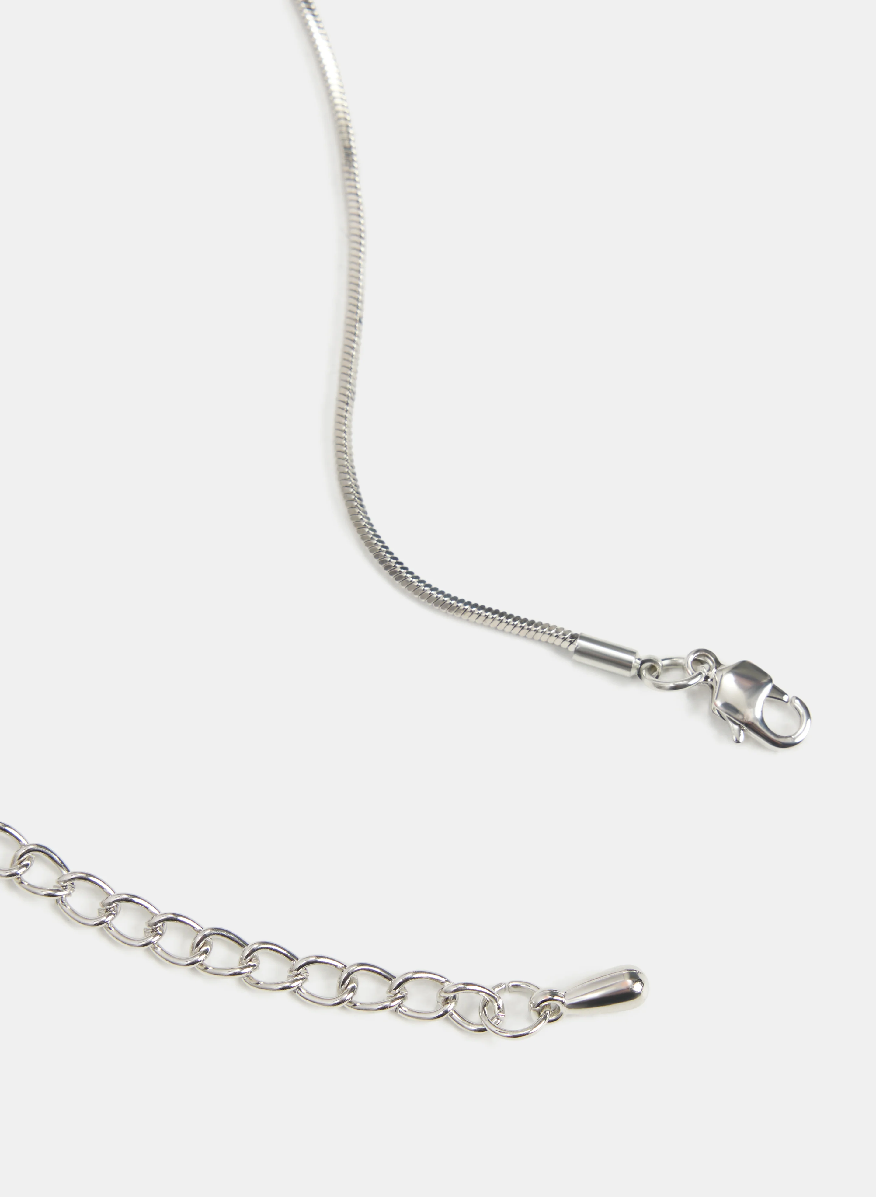Leafy Pearl Drop Necklace - Image 2