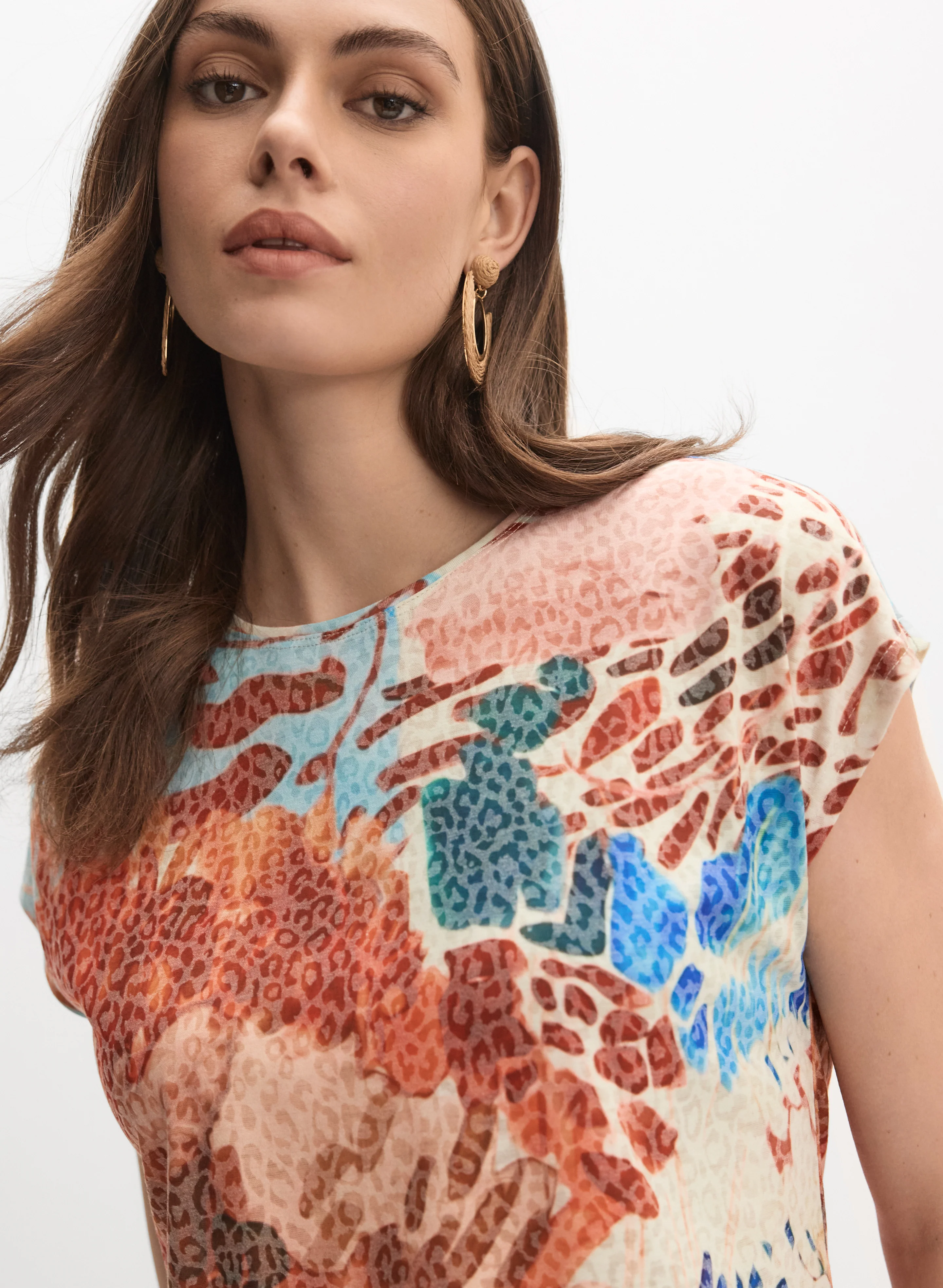 Leopard & Floral T-Shirt - Image 2