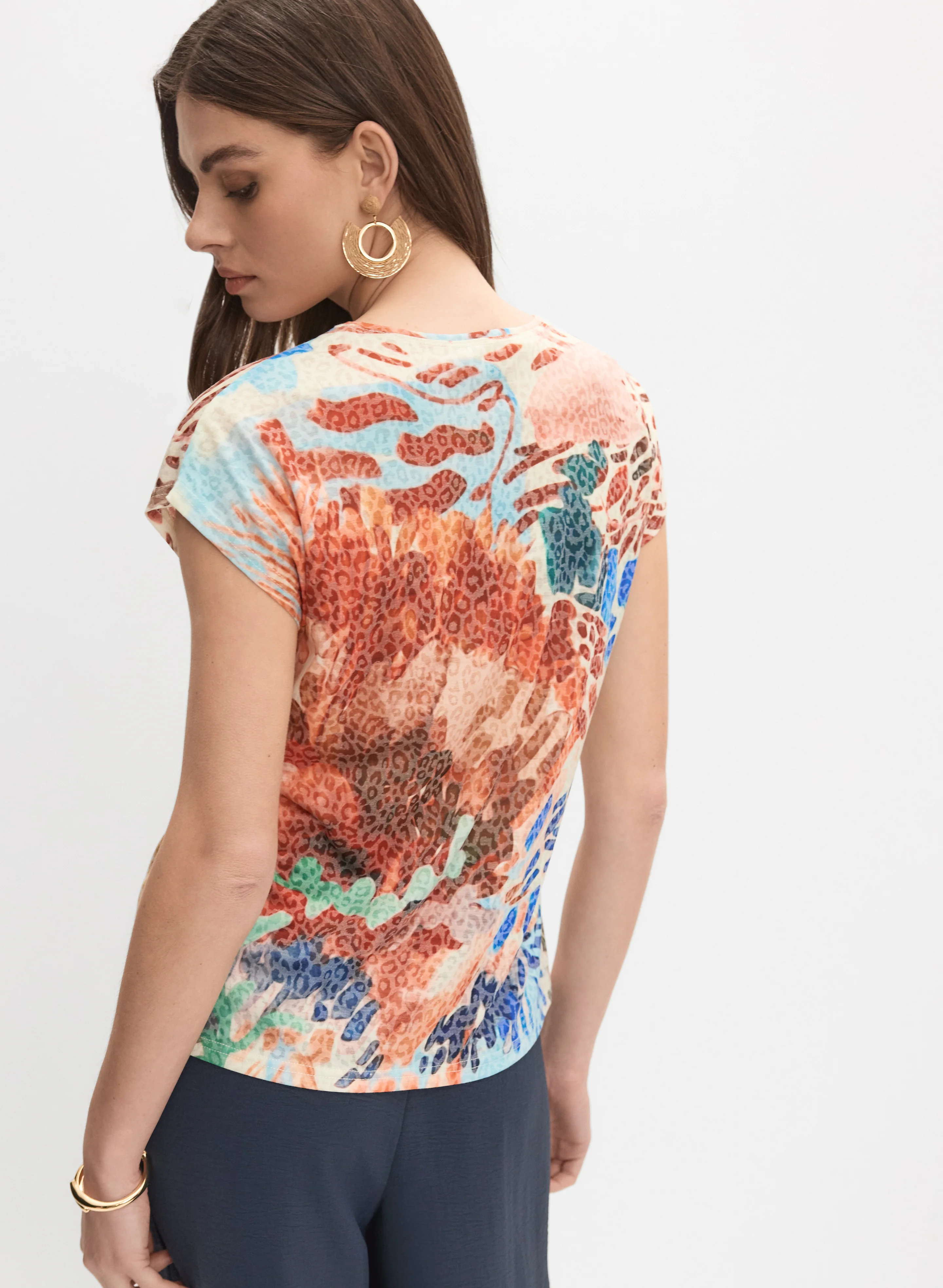 Leopard & Floral T-Shirt - Image 4