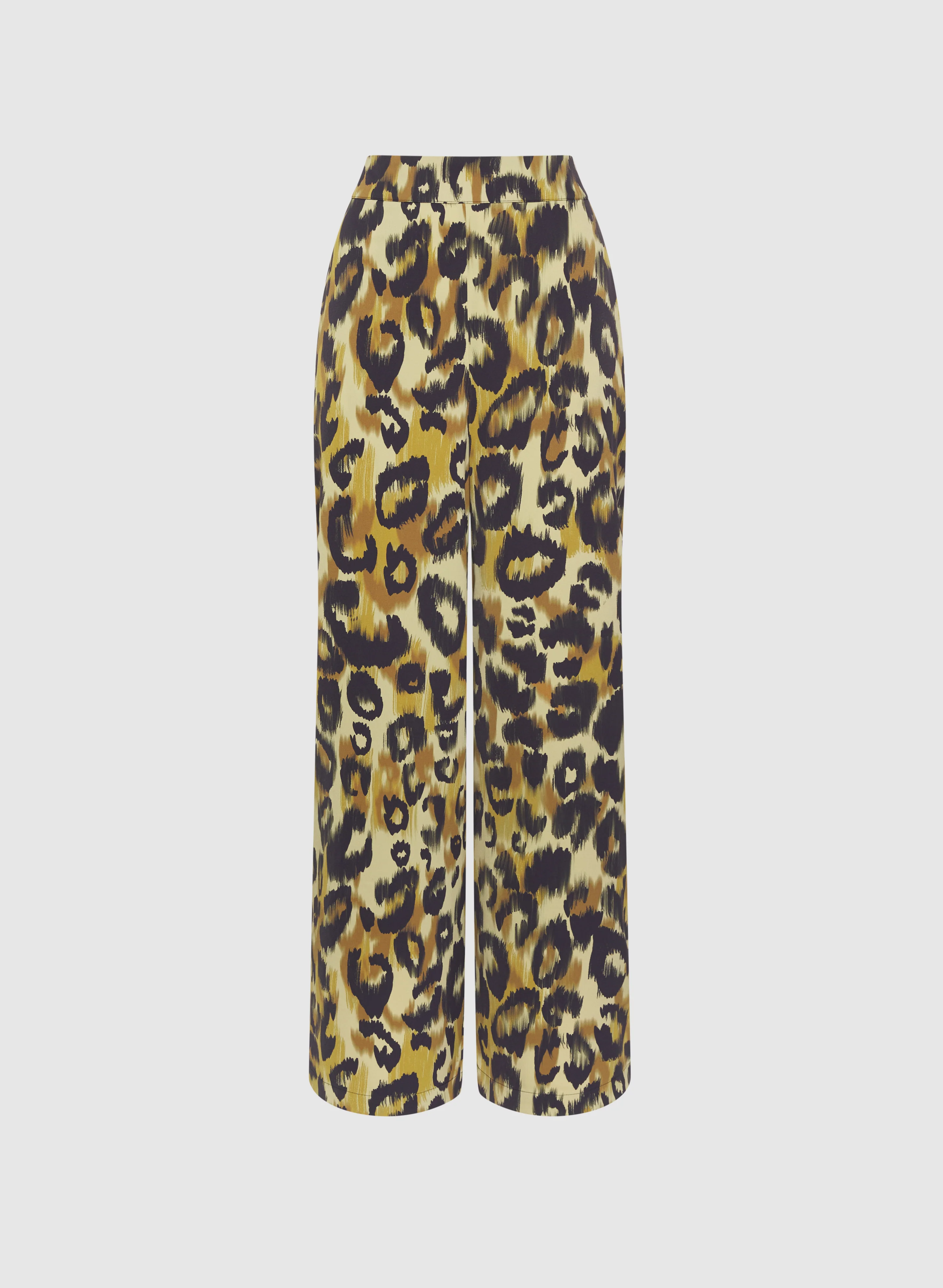 Leopard Print Wide-Leg Pants - Image 6