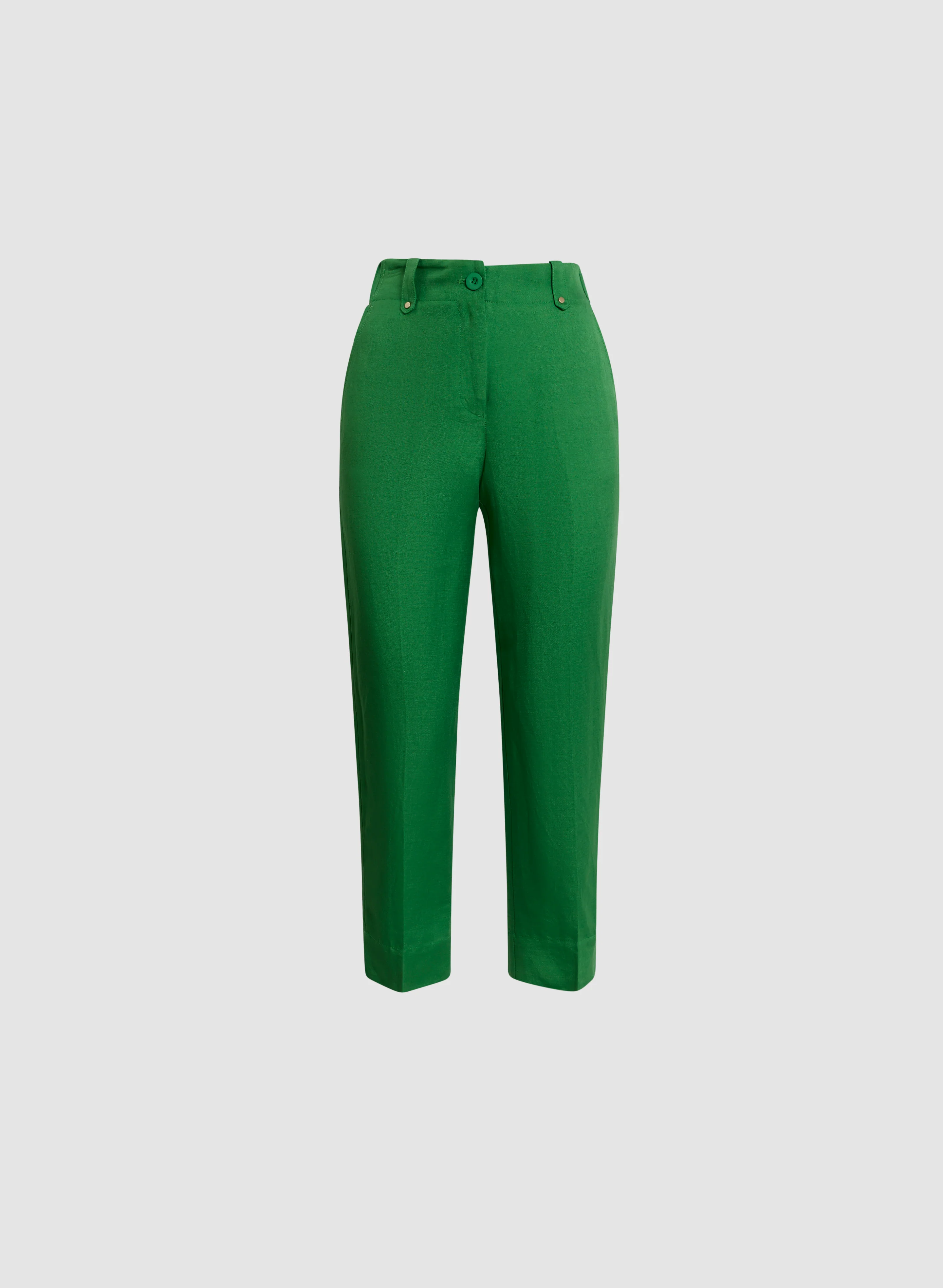 Linen-Blend Capri Pants - Image 6