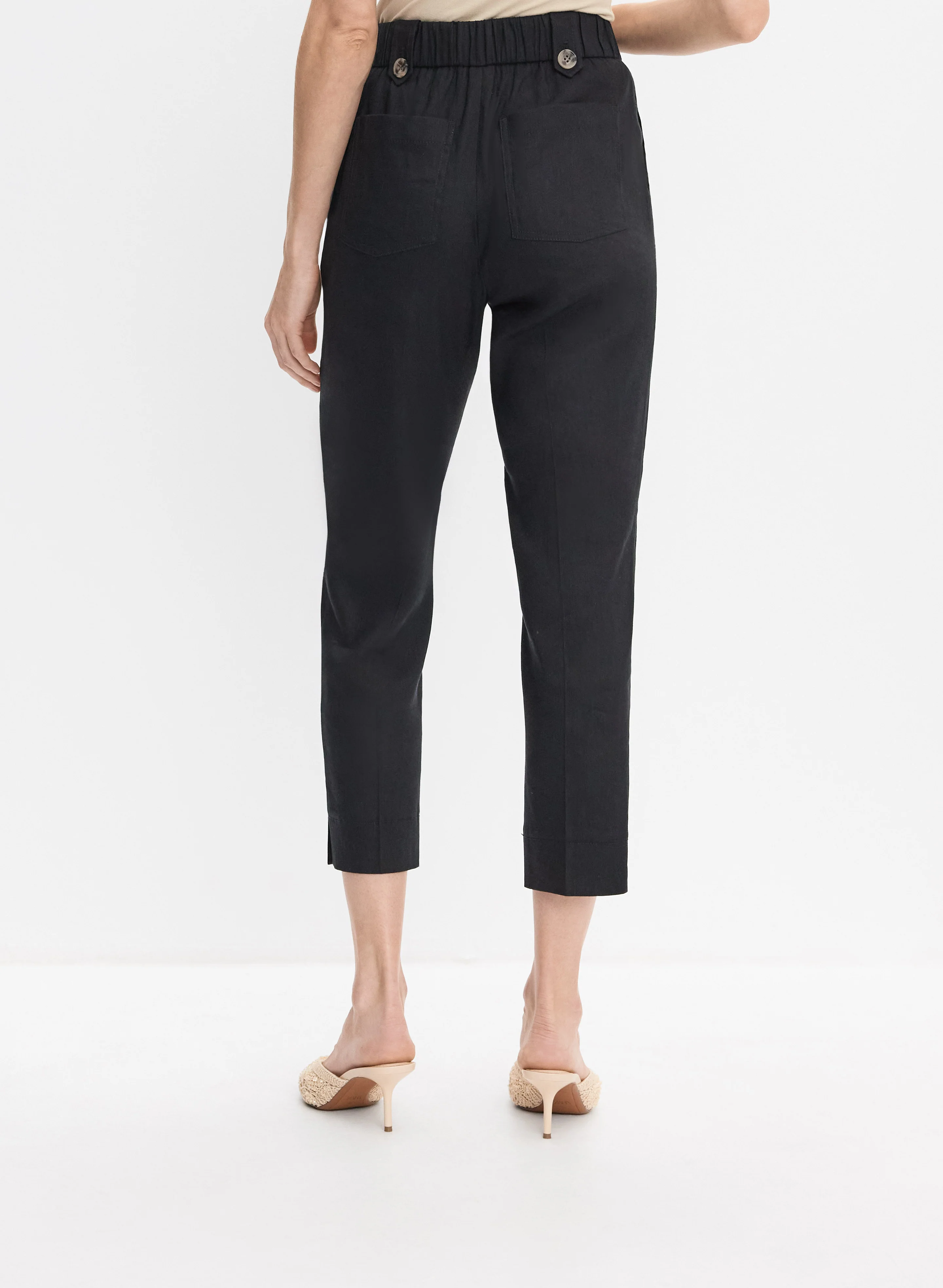 Linen-Blend Capris - Image 3