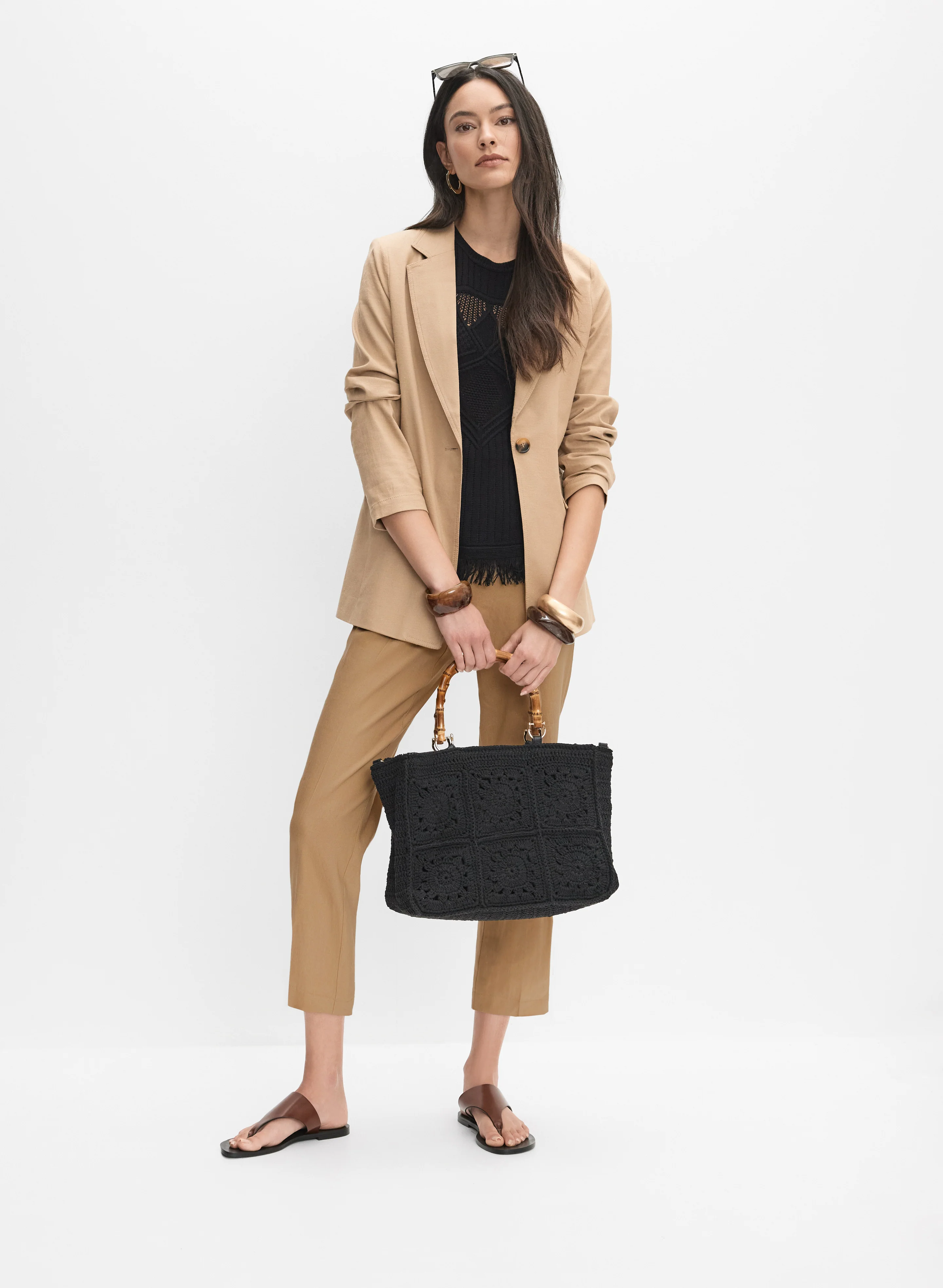 Linen-Blend Capris - Image 3