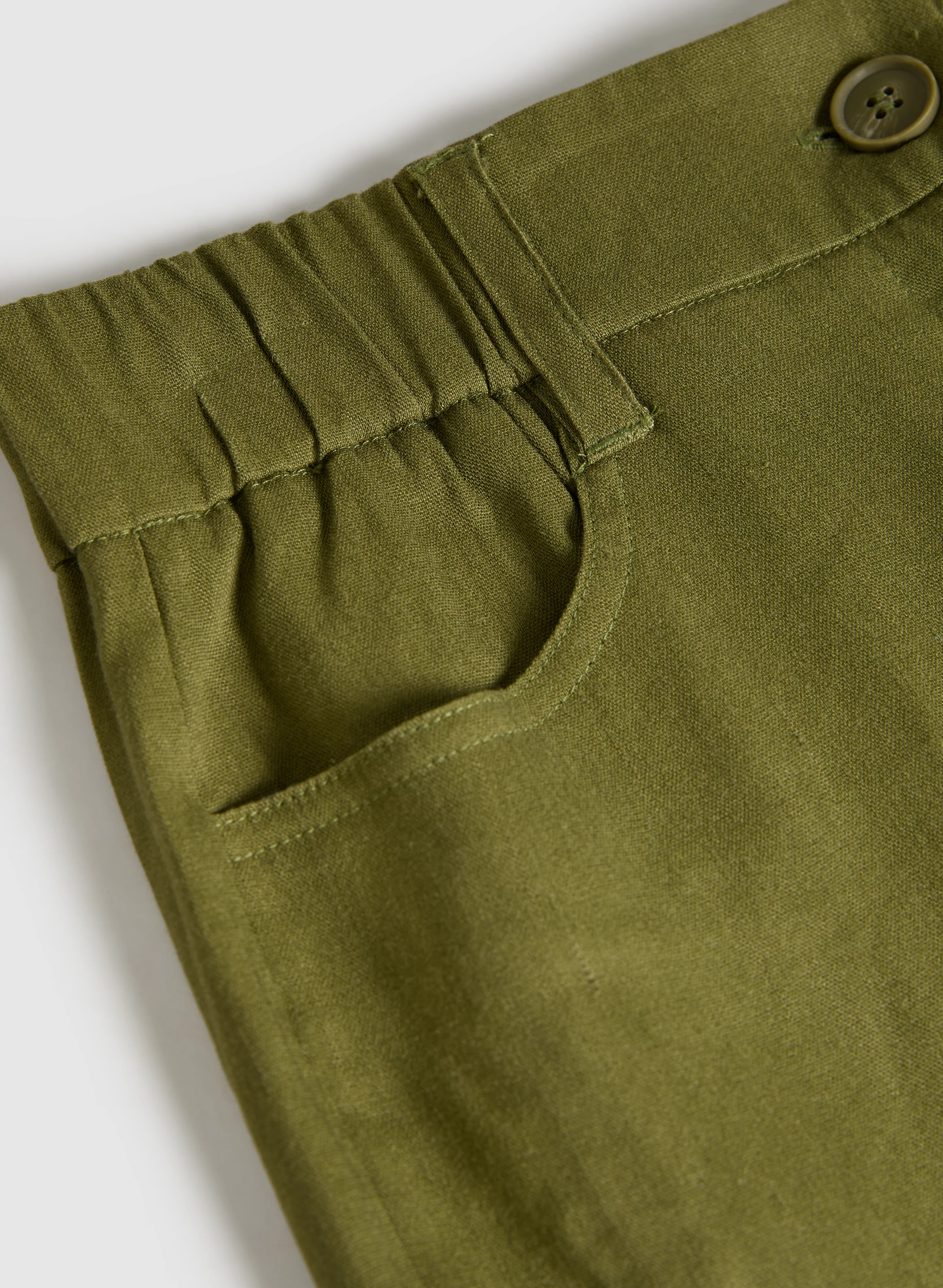 Linen-Blend Capris - Image 7