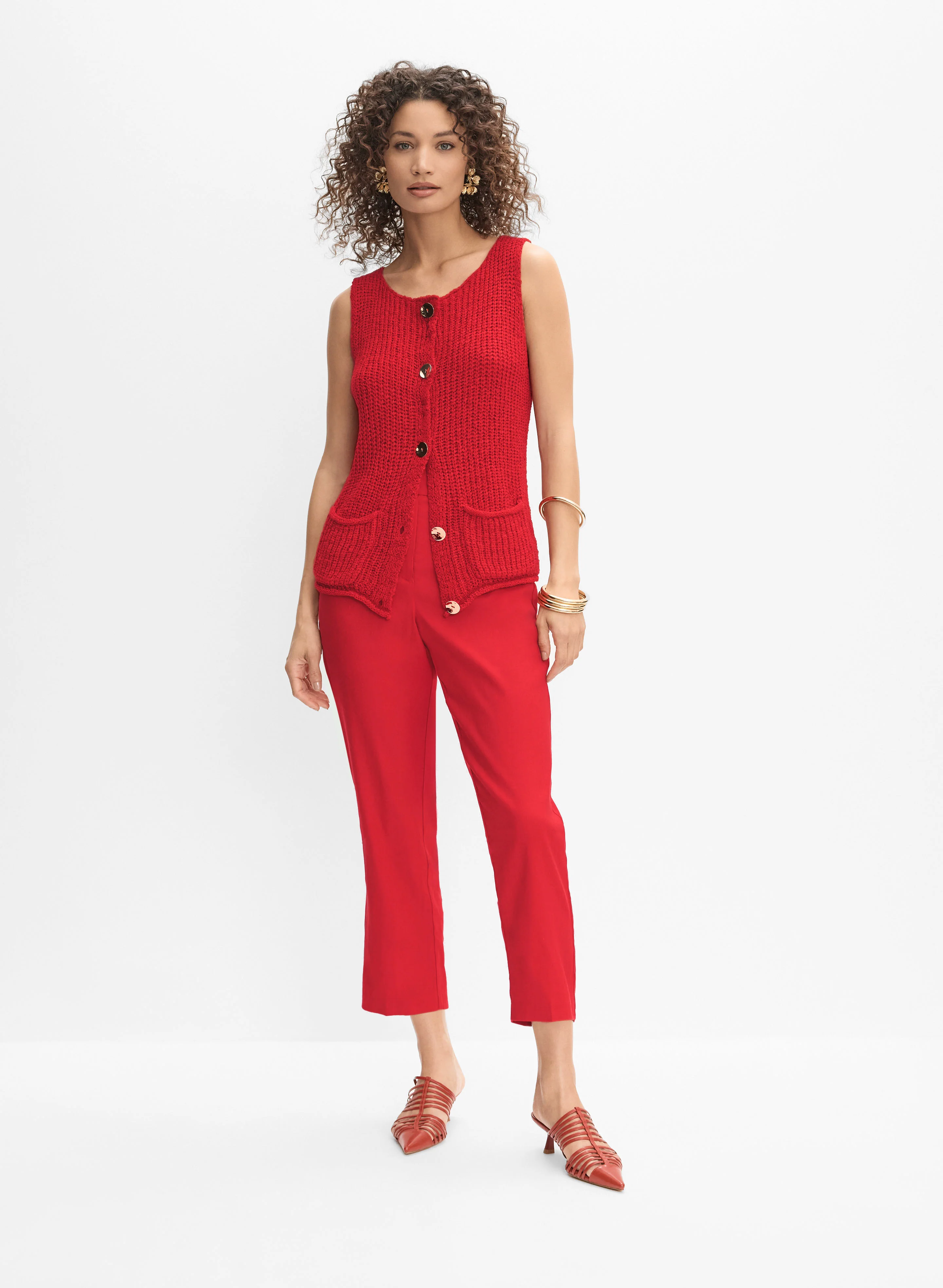 Linen-Blend Capris - Image 7