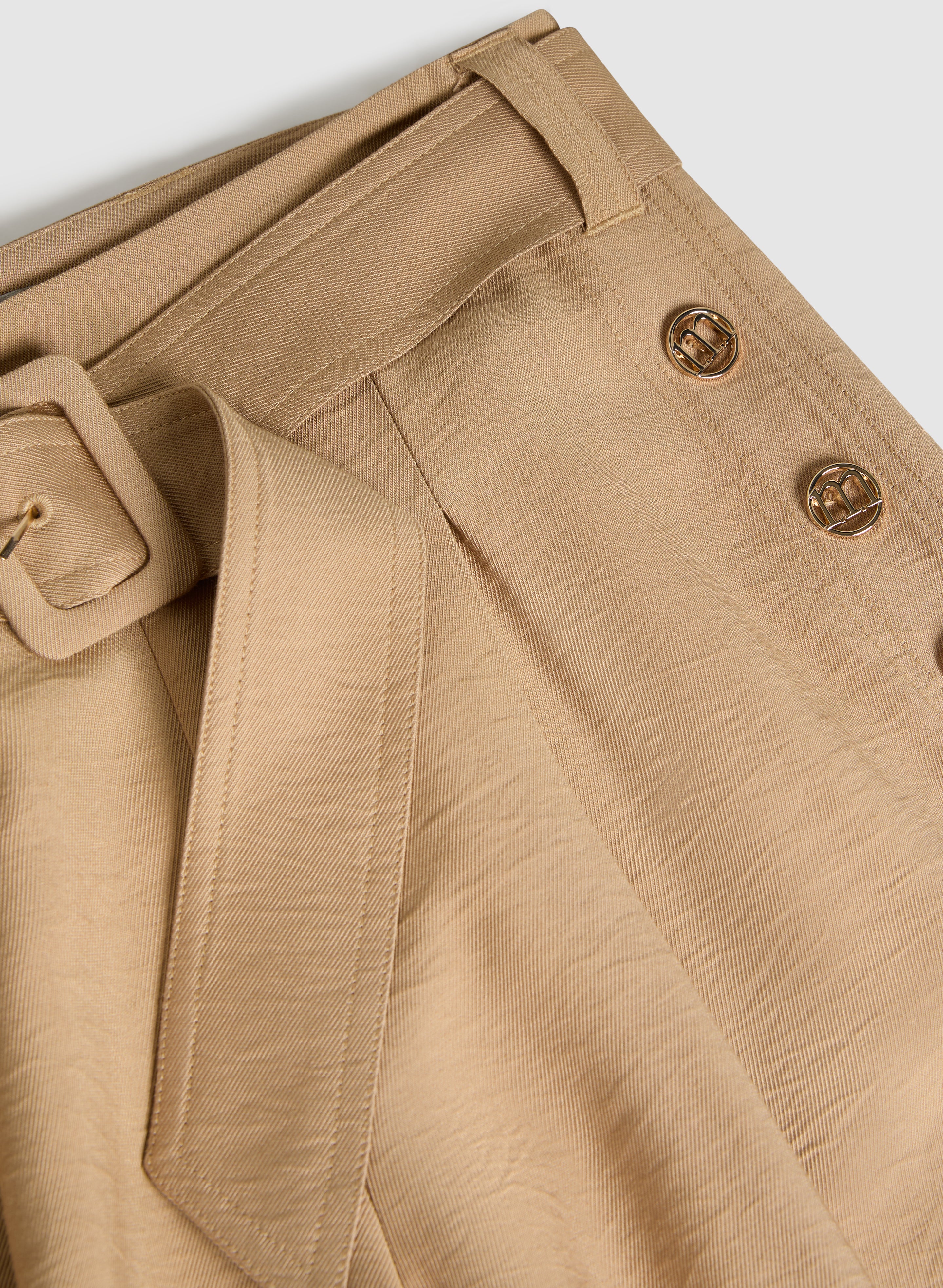 Belted Culotte Pants - Image 7