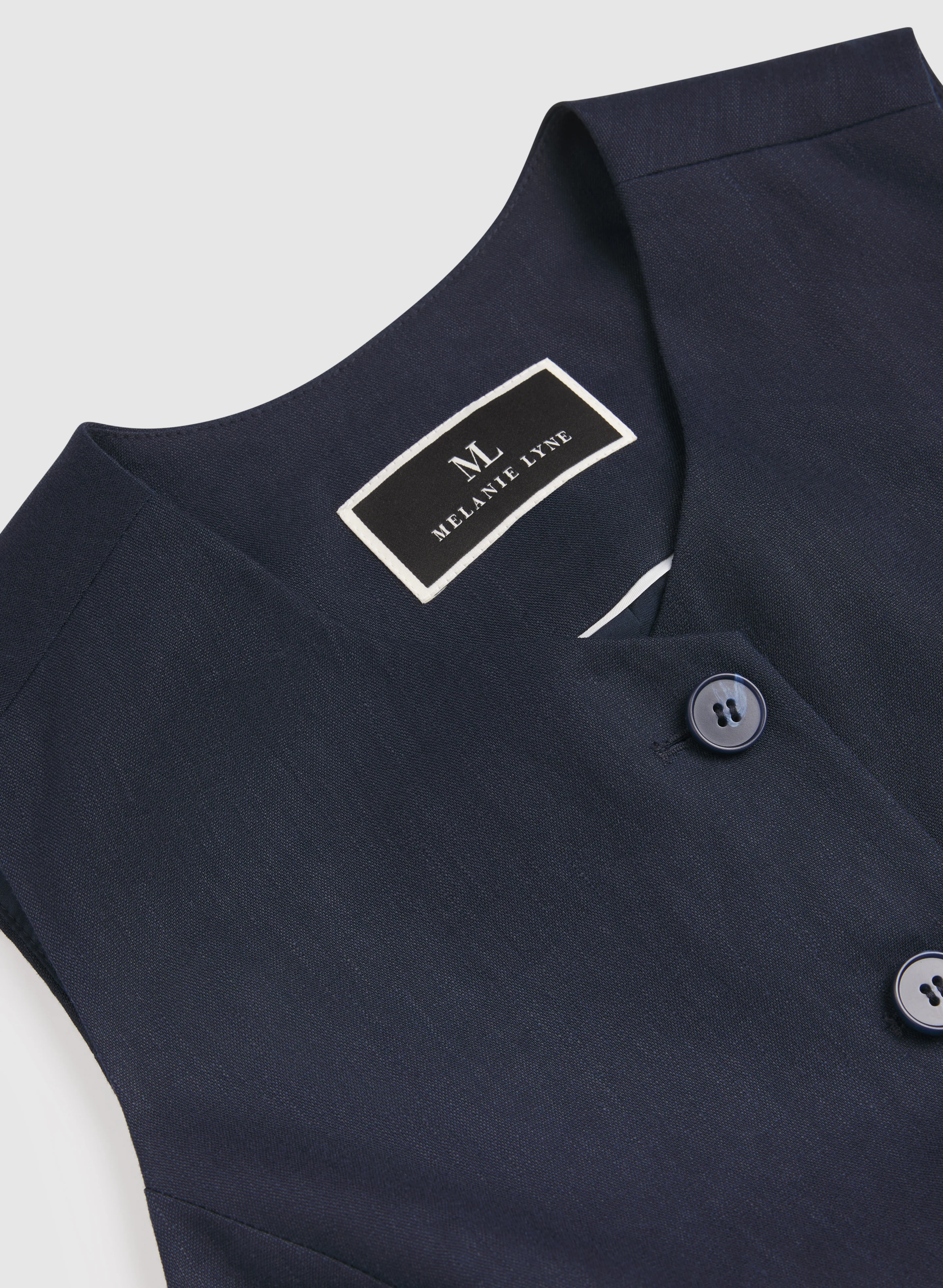 Linen-Blend Vest - Image 6