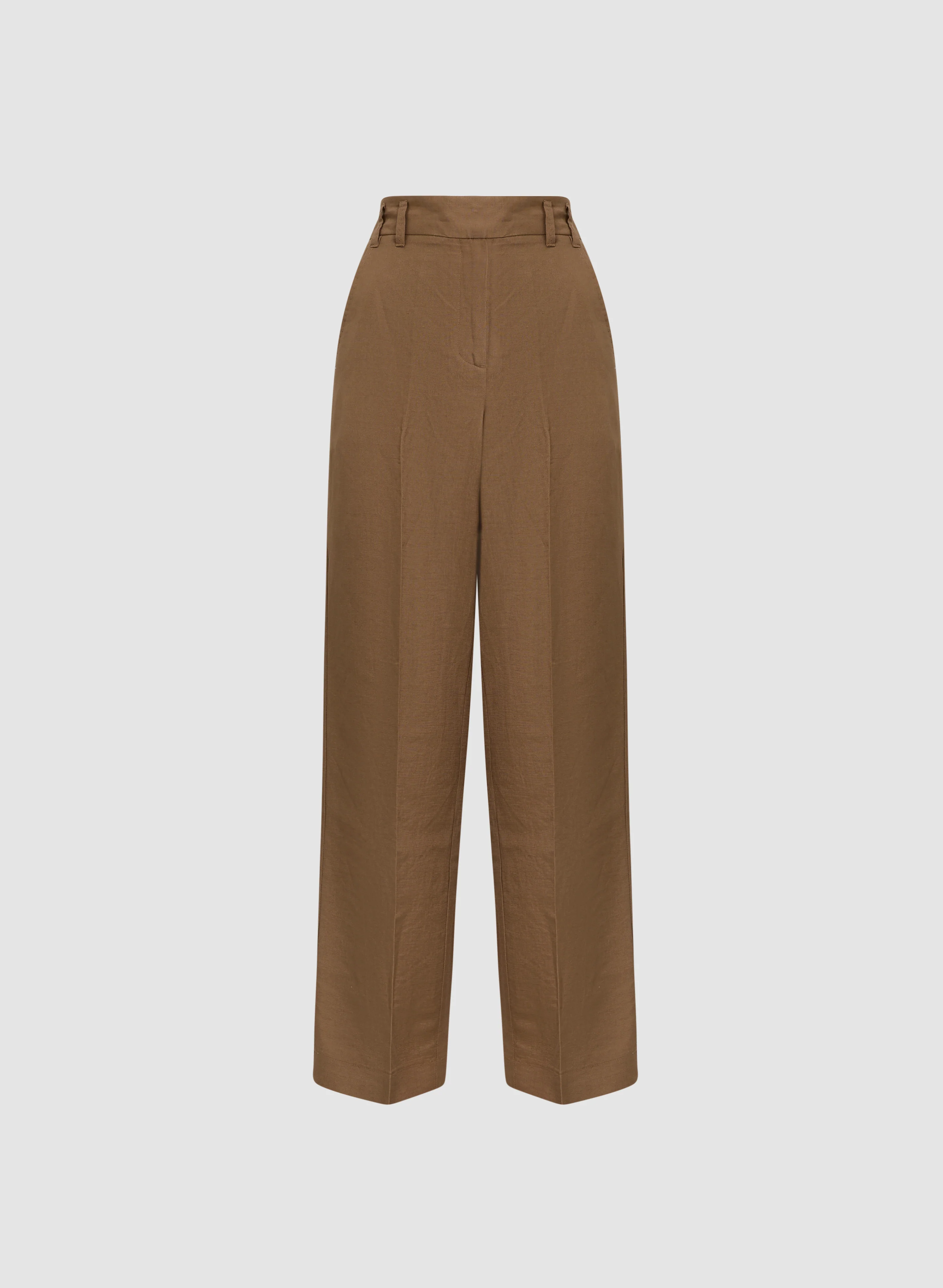 Linen-Blend Wide Leg Pants - Image 6