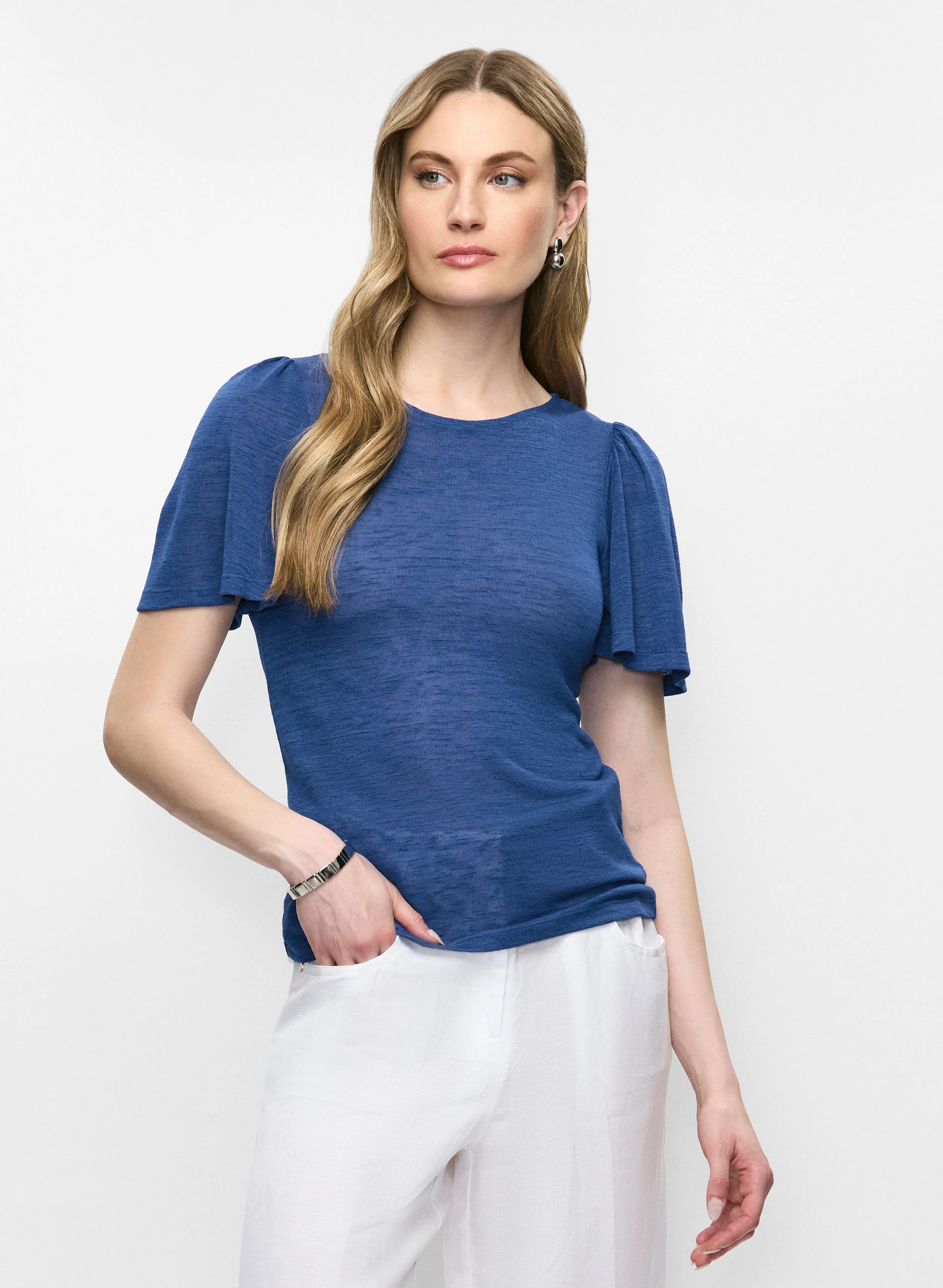 Short Flare Sleeve Top - Image 7