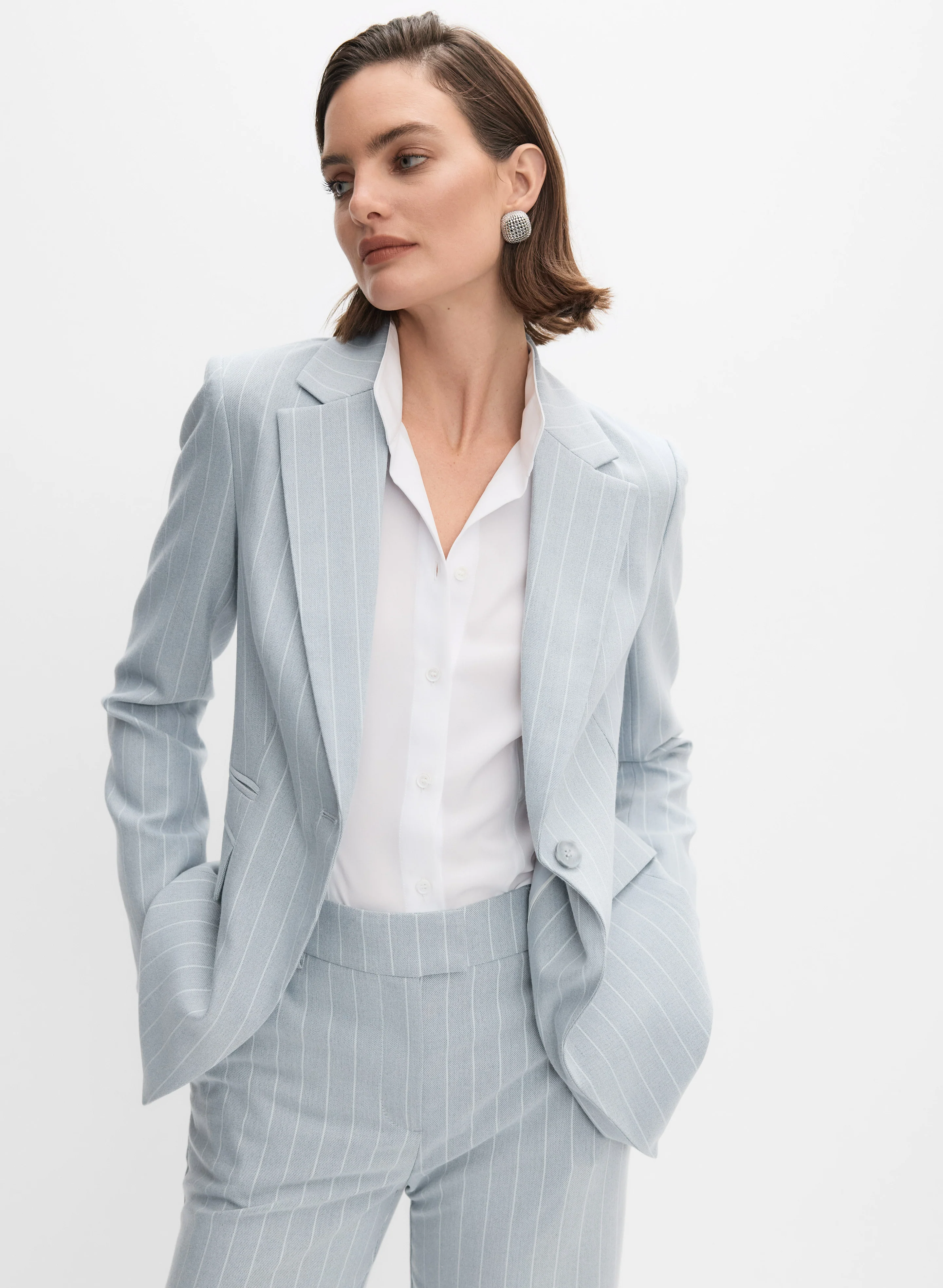 Long Stripe Blazer
