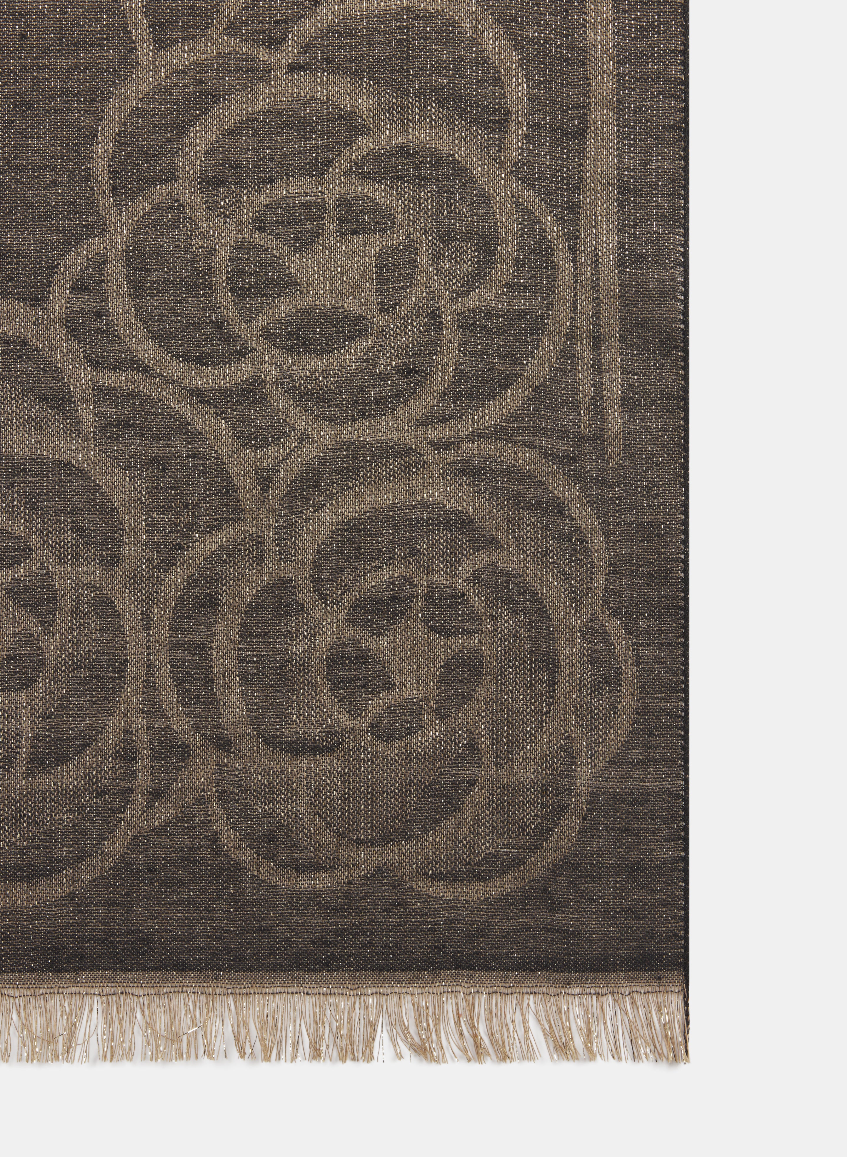 Lurex Rose Scarf - Image 4