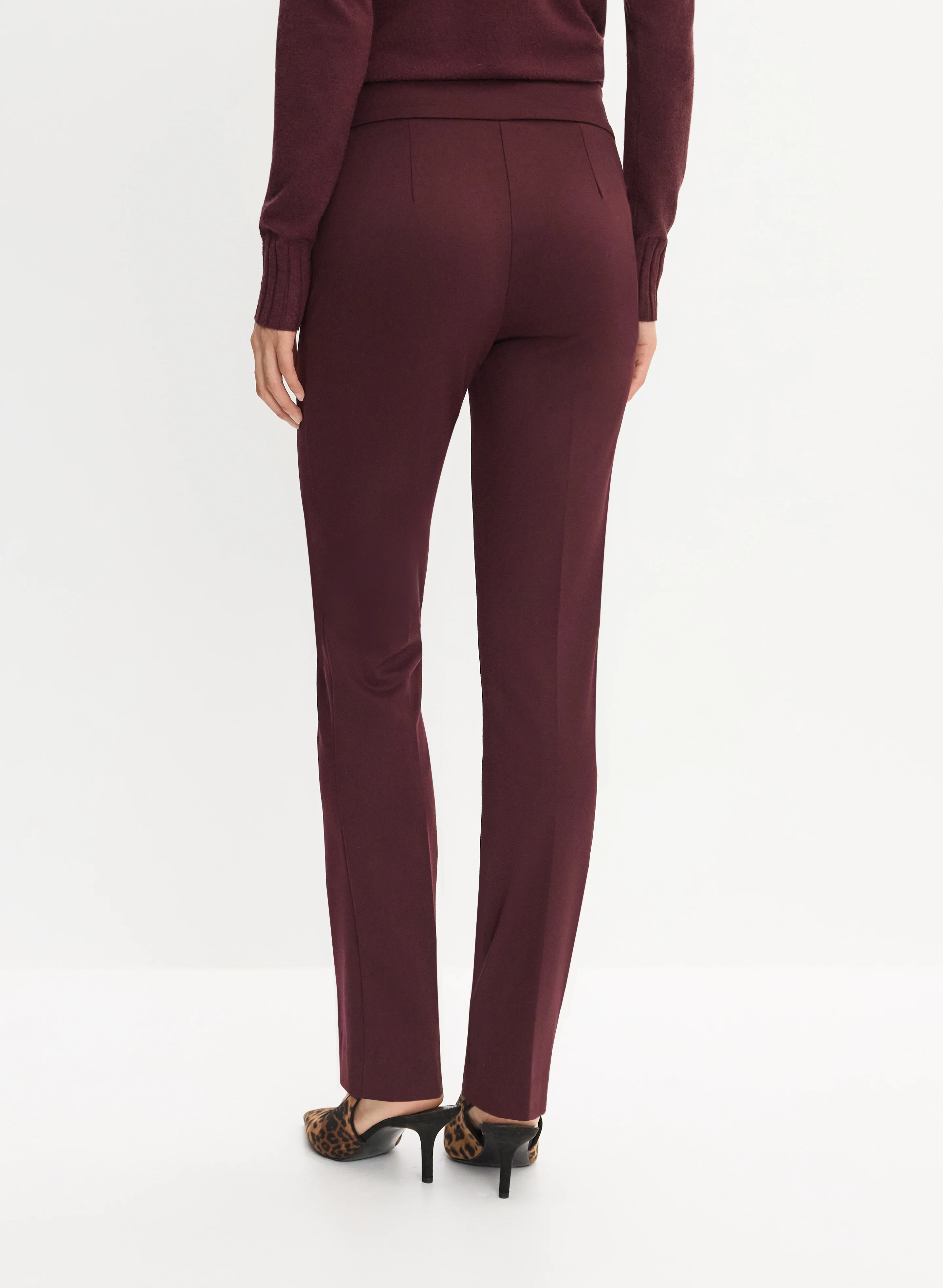 Madison Pull-On Straight-Leg Pants - Image 2