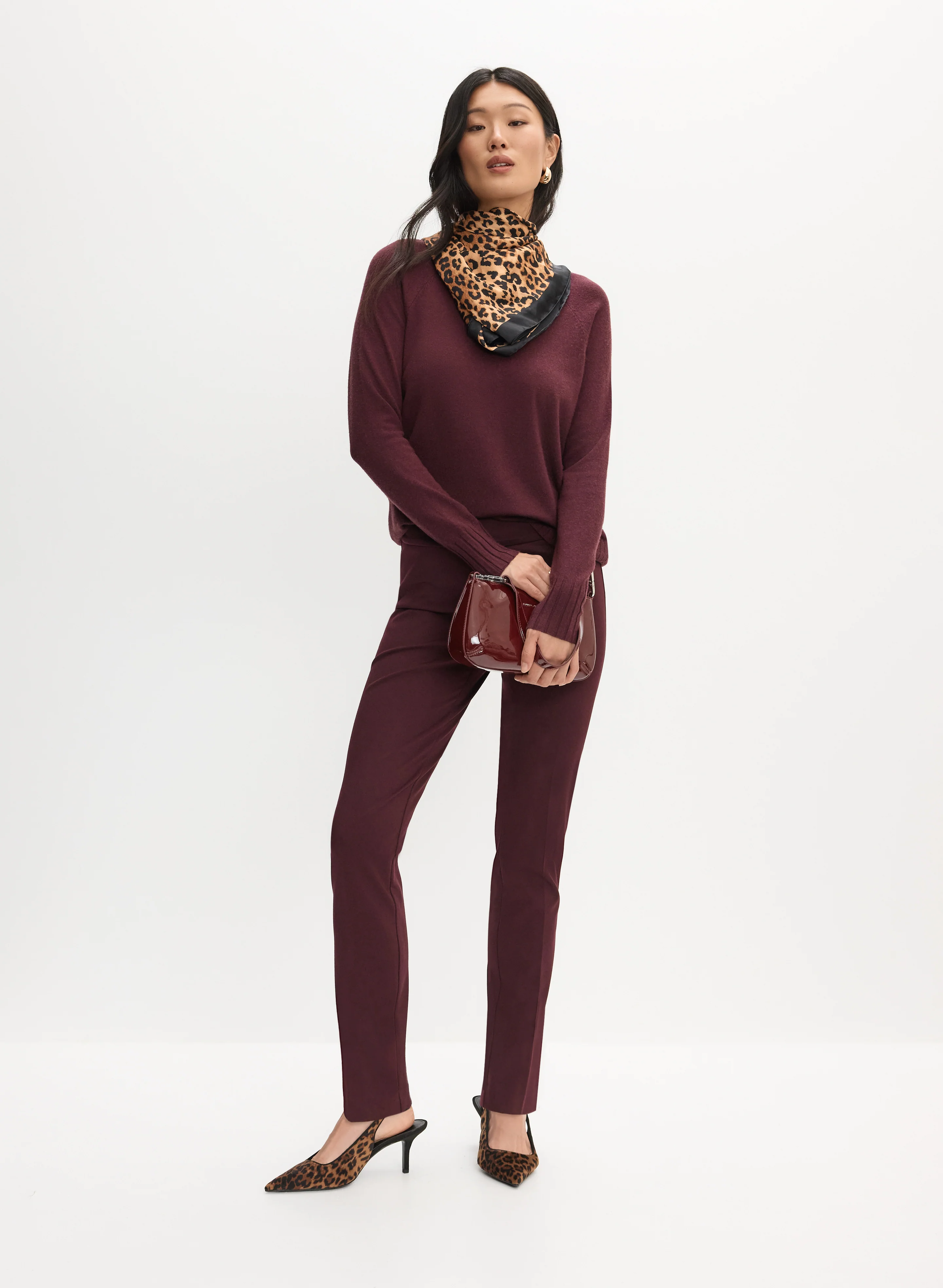 Madison Pull-On Straight-Leg Pants - Image 3